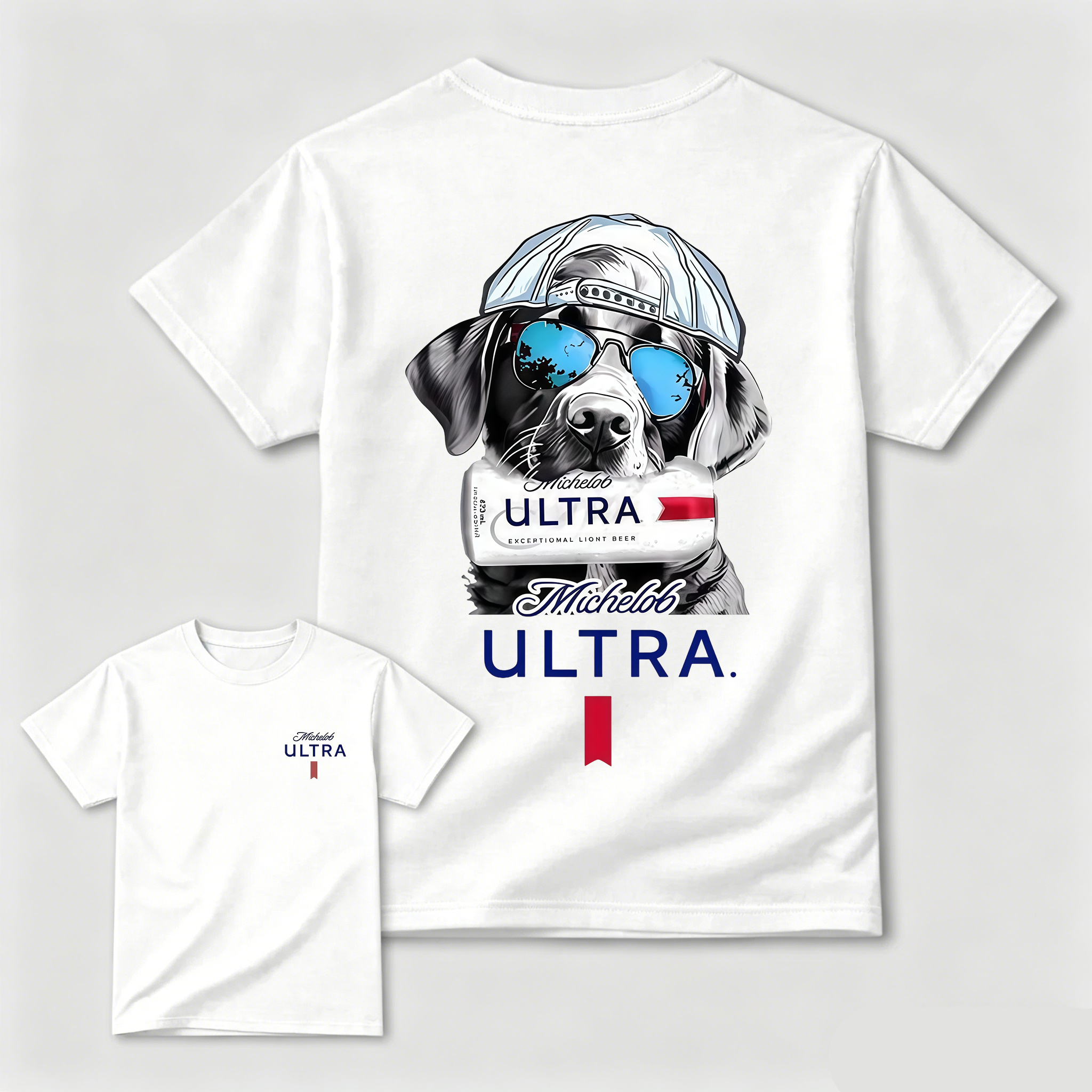 Michelob Ultra Cool Dog Unisex Loose Fit T-Shirt