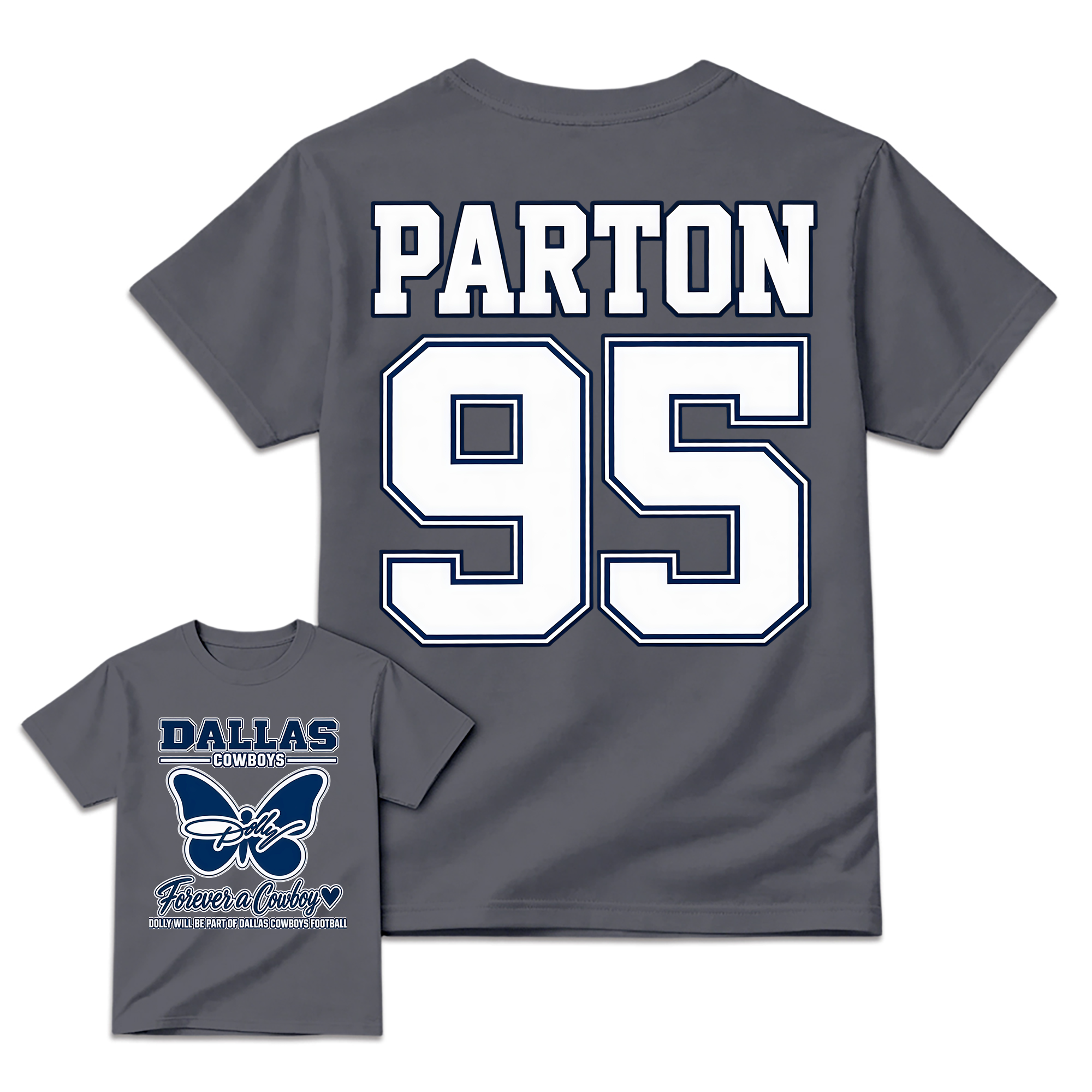 Forever A Cowboy 95 Graphic T-Shirt, Vintage Country Football Shirt