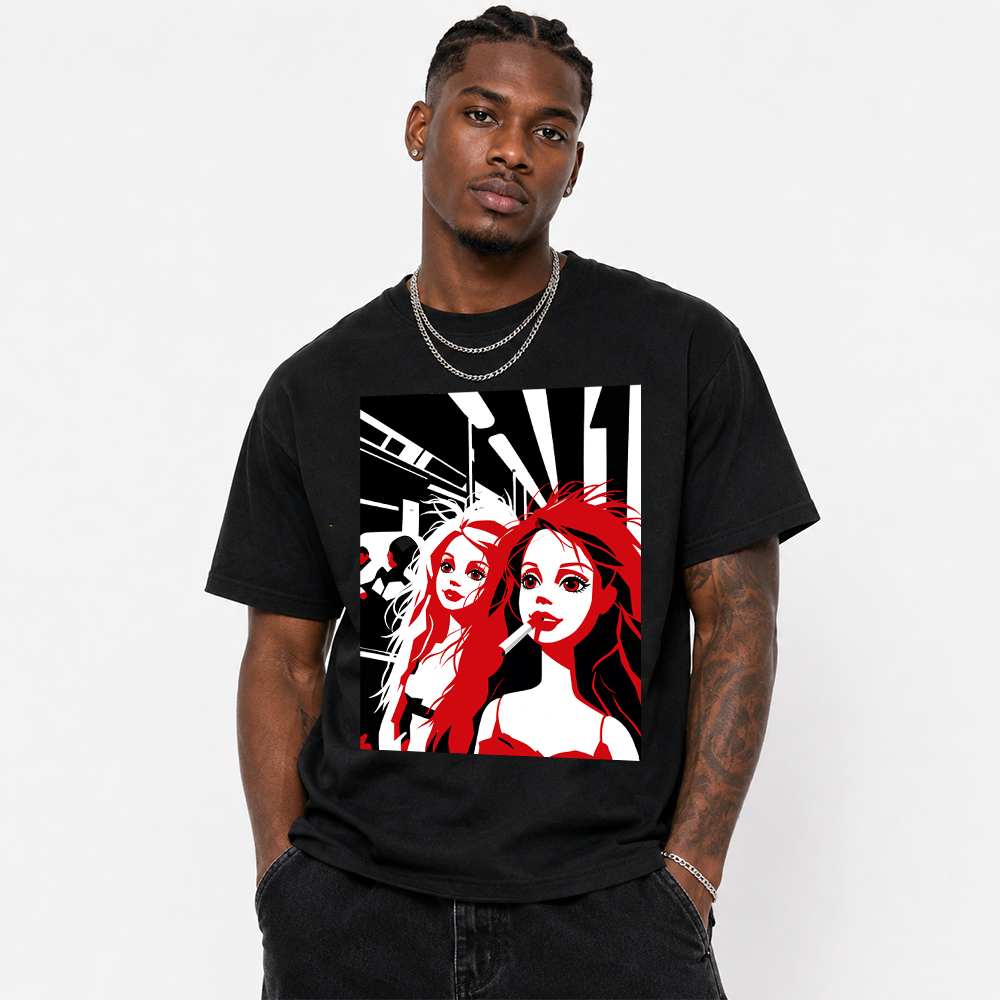 Blue Grunge Barbie Twins Air Jordan 13 Graphic Shirt
