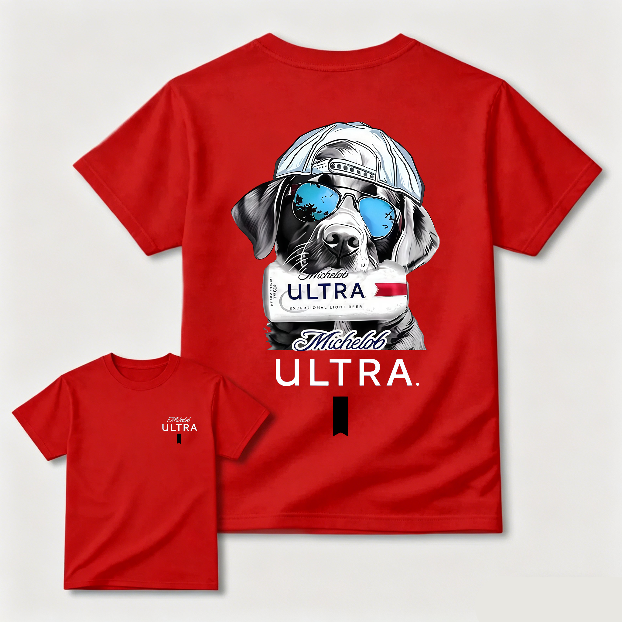 Michelob Ultra Cool Dog Unisex Loose Fit T-Shirt