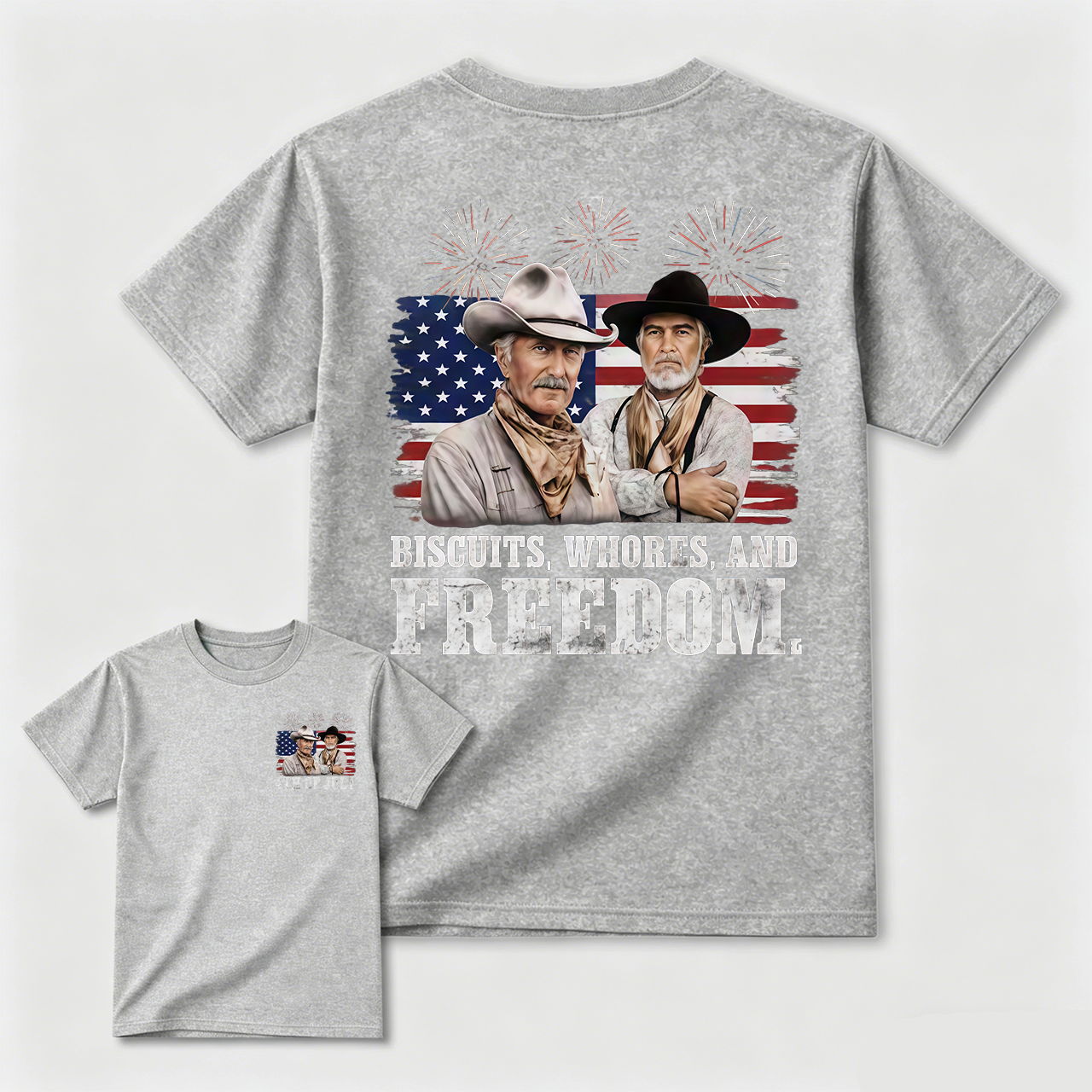 4th of July Biscuits, Whores, and Freedom T-Shirt