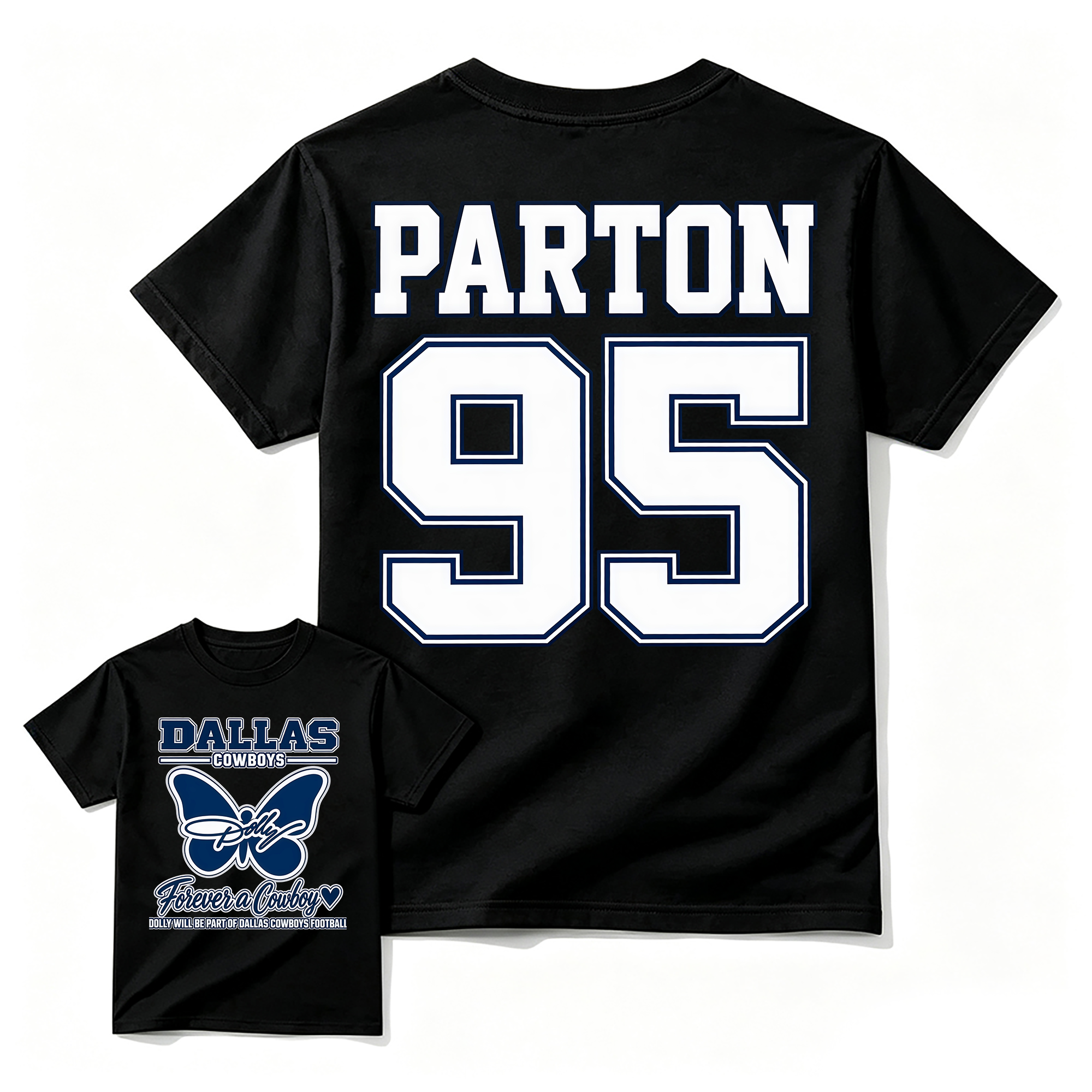 Forever A Cowboy 95 Graphic T-Shirt, Vintage Country Football Shirt