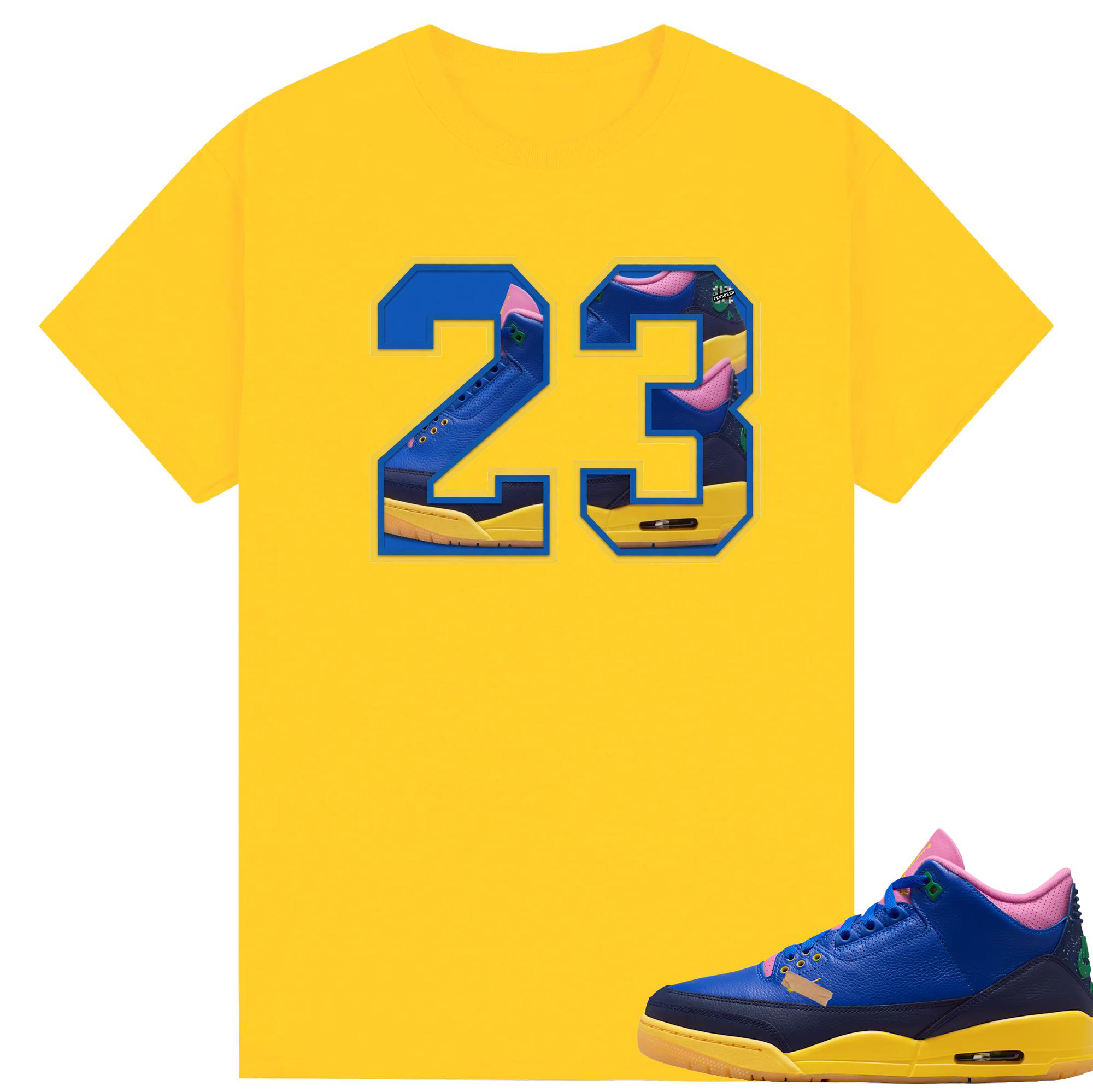 Number 23 Shirt to Match AJ 3 Brazil Racer