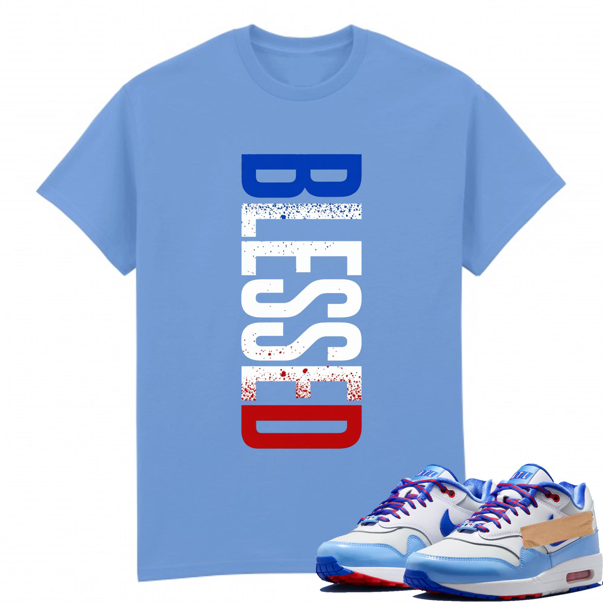 BLESSED Shirt to Match AM1 Atlanta Baseball