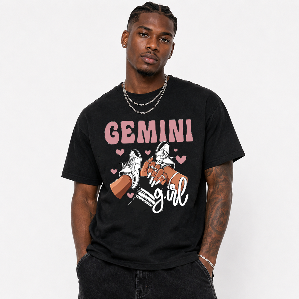 Gemini Girl Sneaker Hand Print Air Max 95 Sneaker Tee