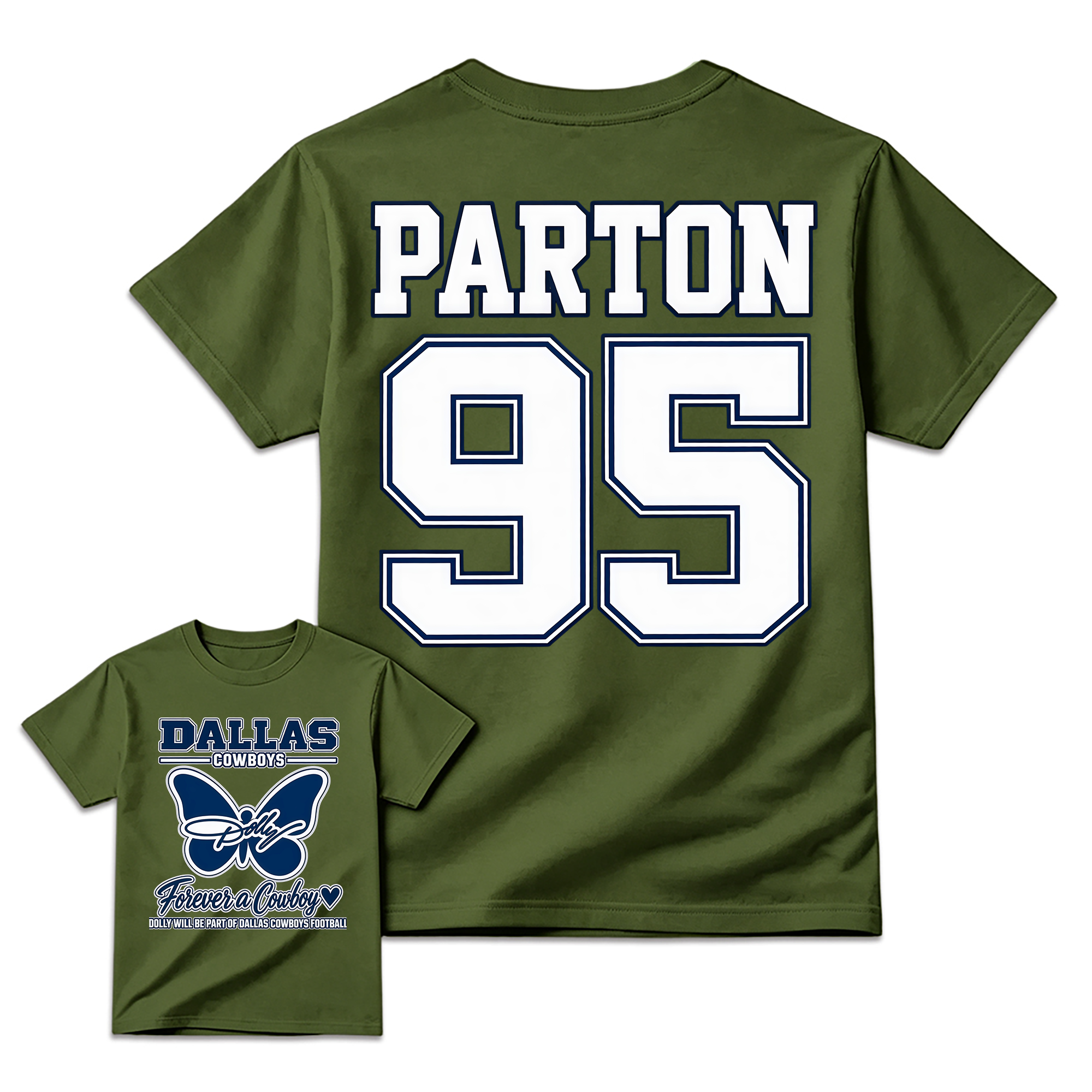 Forever A Cowboy 95 Graphic T-Shirt, Vintage Country Football Shirt