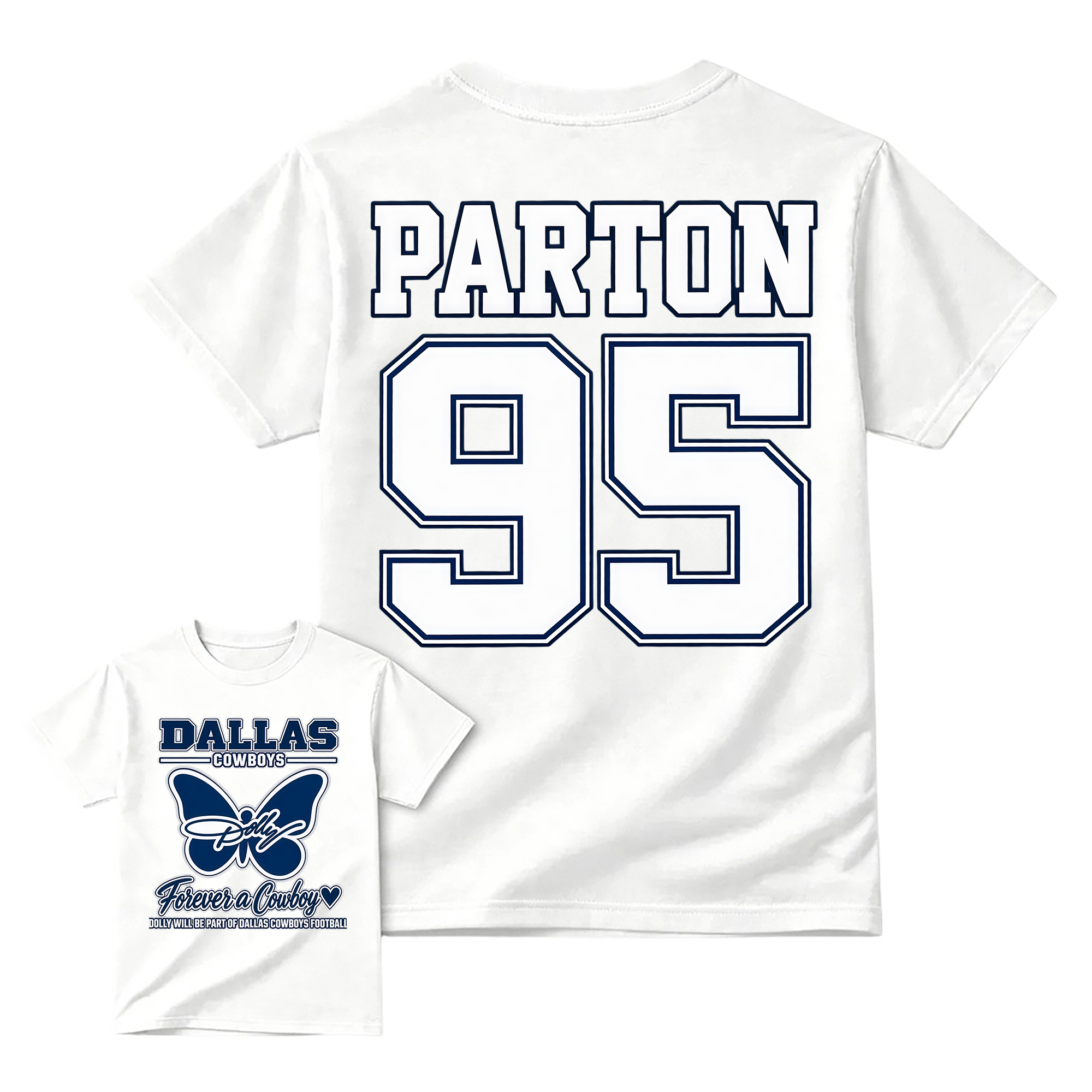 Forever A Cowboy 95 Graphic T-Shirt, Vintage Country Football Shirt