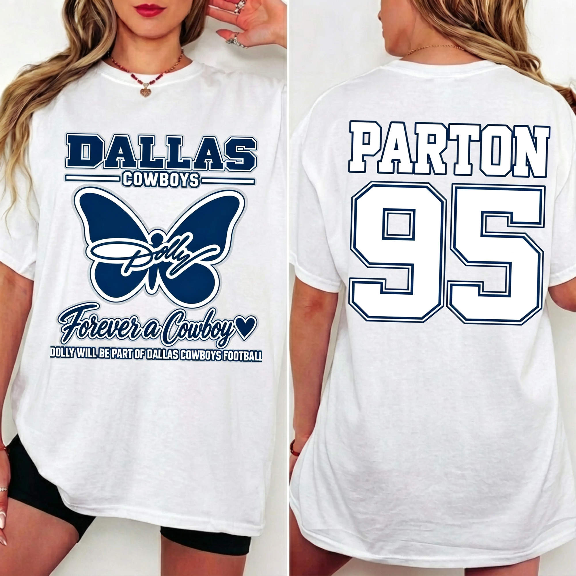 Forever A Cowboy 95 Graphic T-Shirt, Vintage Country Football Shirt