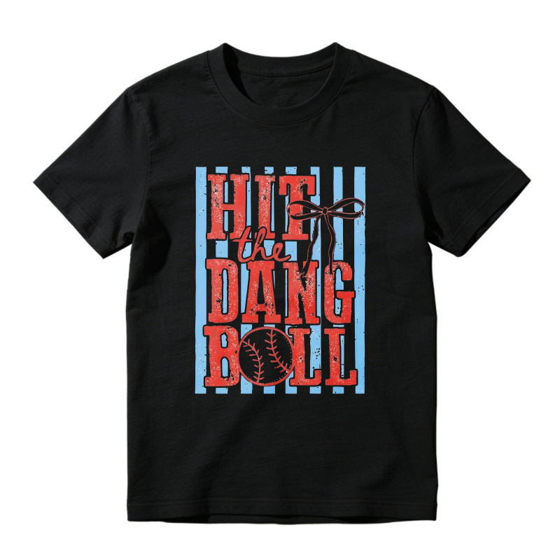 Hit The Dang Ball Baseball Design Unisex Classic T-shirt