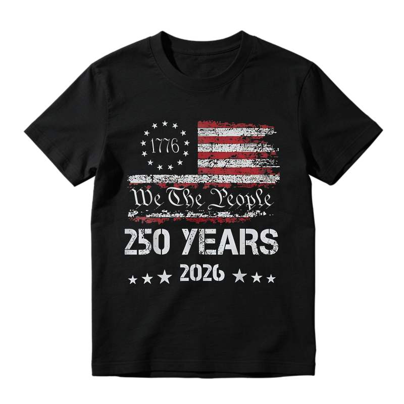 American Flag 1776 We The People 250 Years 2026 Unisex Classic T-shirt