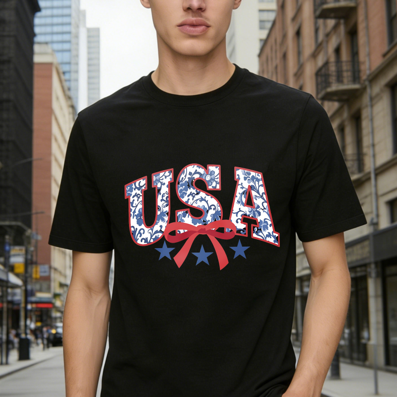 Usa Patriotic Pattern Unisex Classic T-shirt