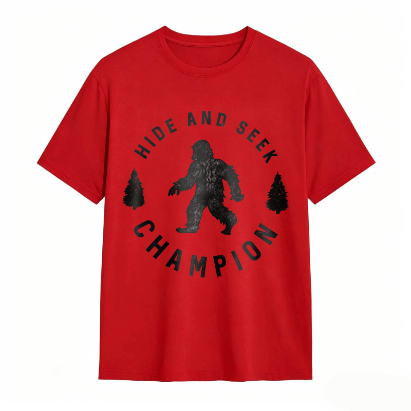 Hide And Seek Champion Bigfoot Design Unisex Classic T-shirt