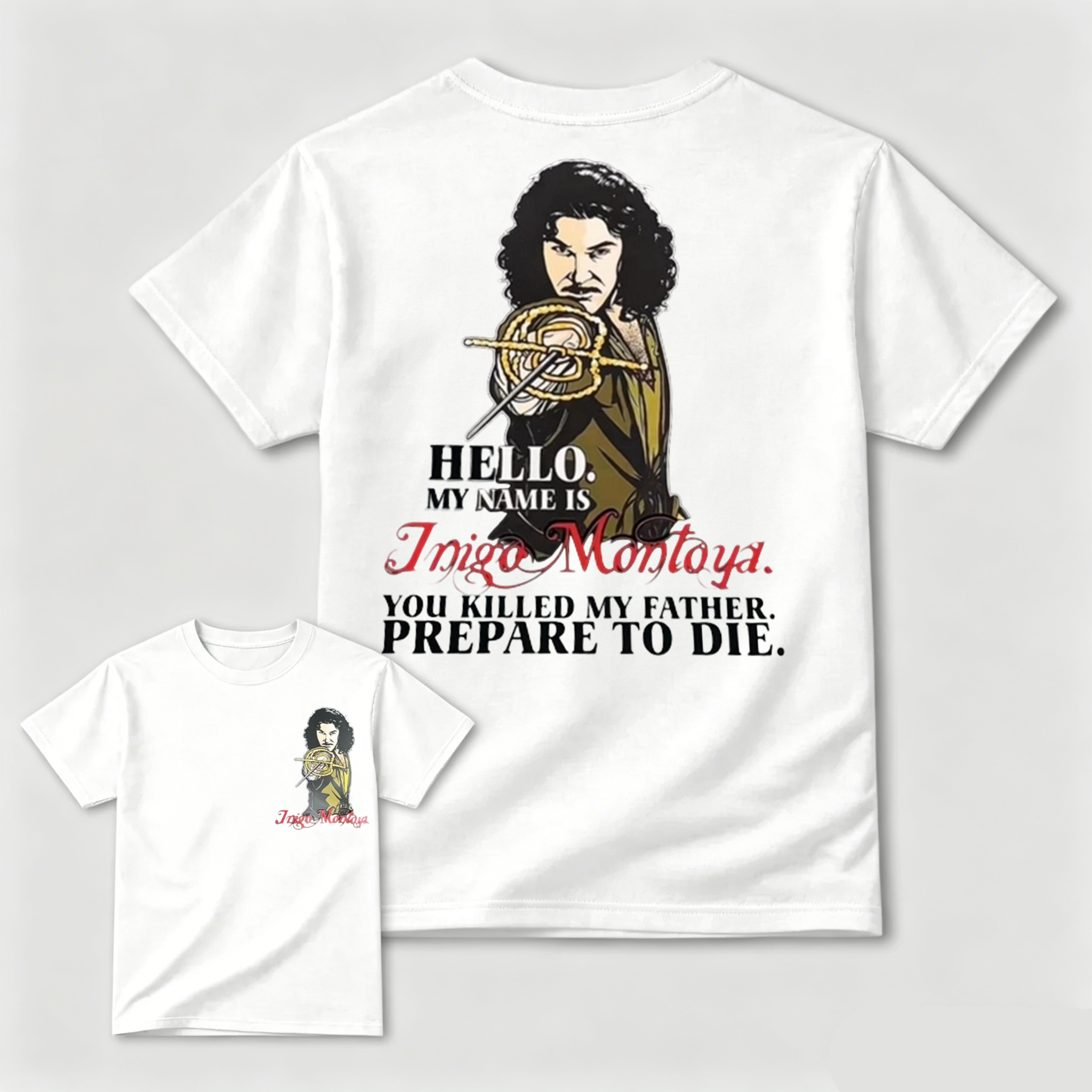 Vintage Medieval Swordsman Graphic T-Shirt