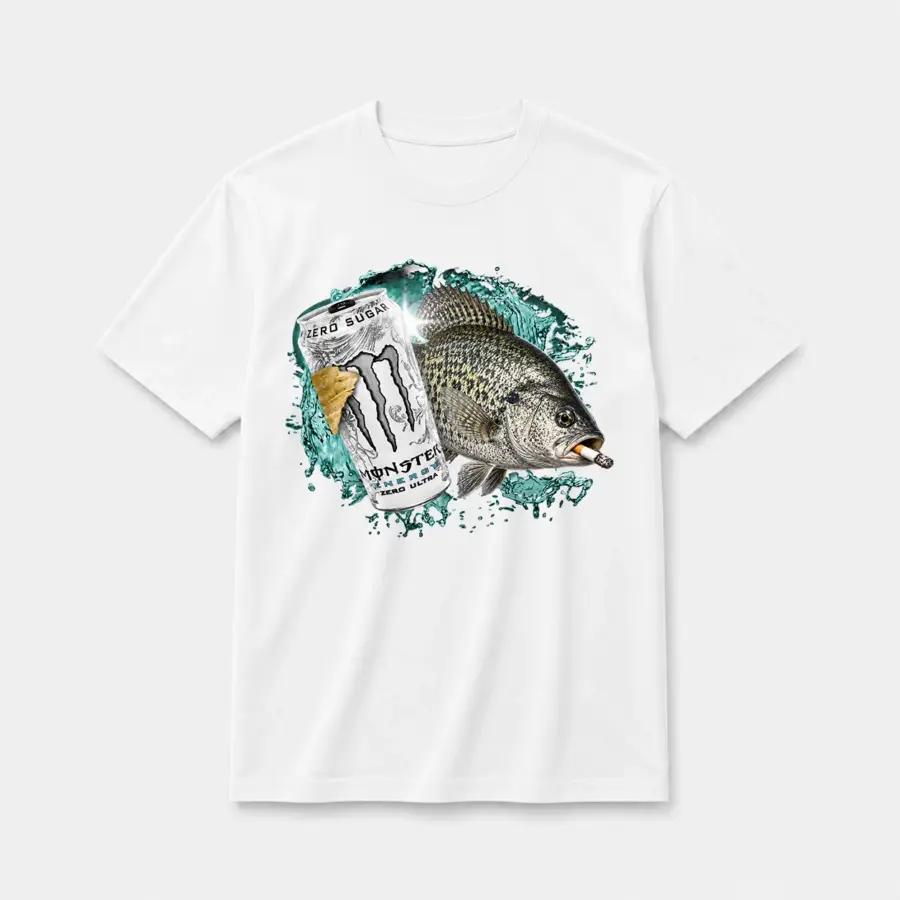 Zero Sugar Full Send Crappie T-Shirt