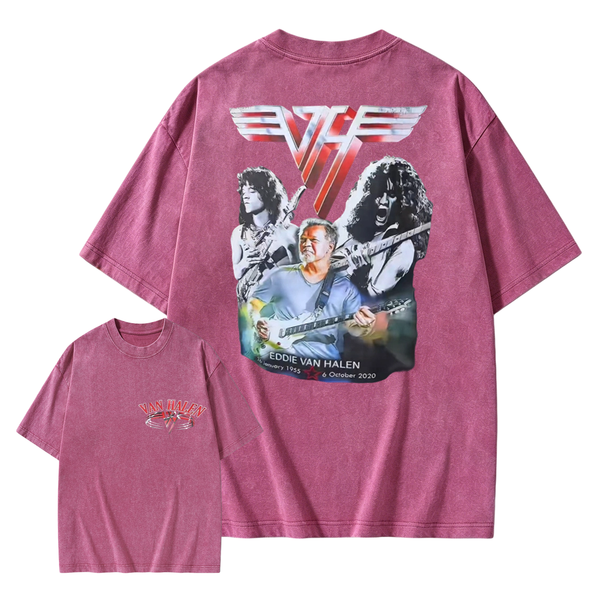 Vintage Rock Band Graphic T-Shirt