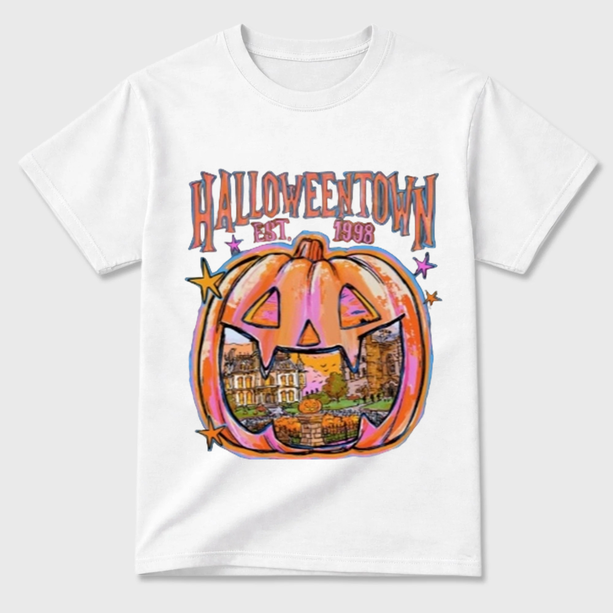 Vintage Jack O Lantern Halloween Graphic Tee