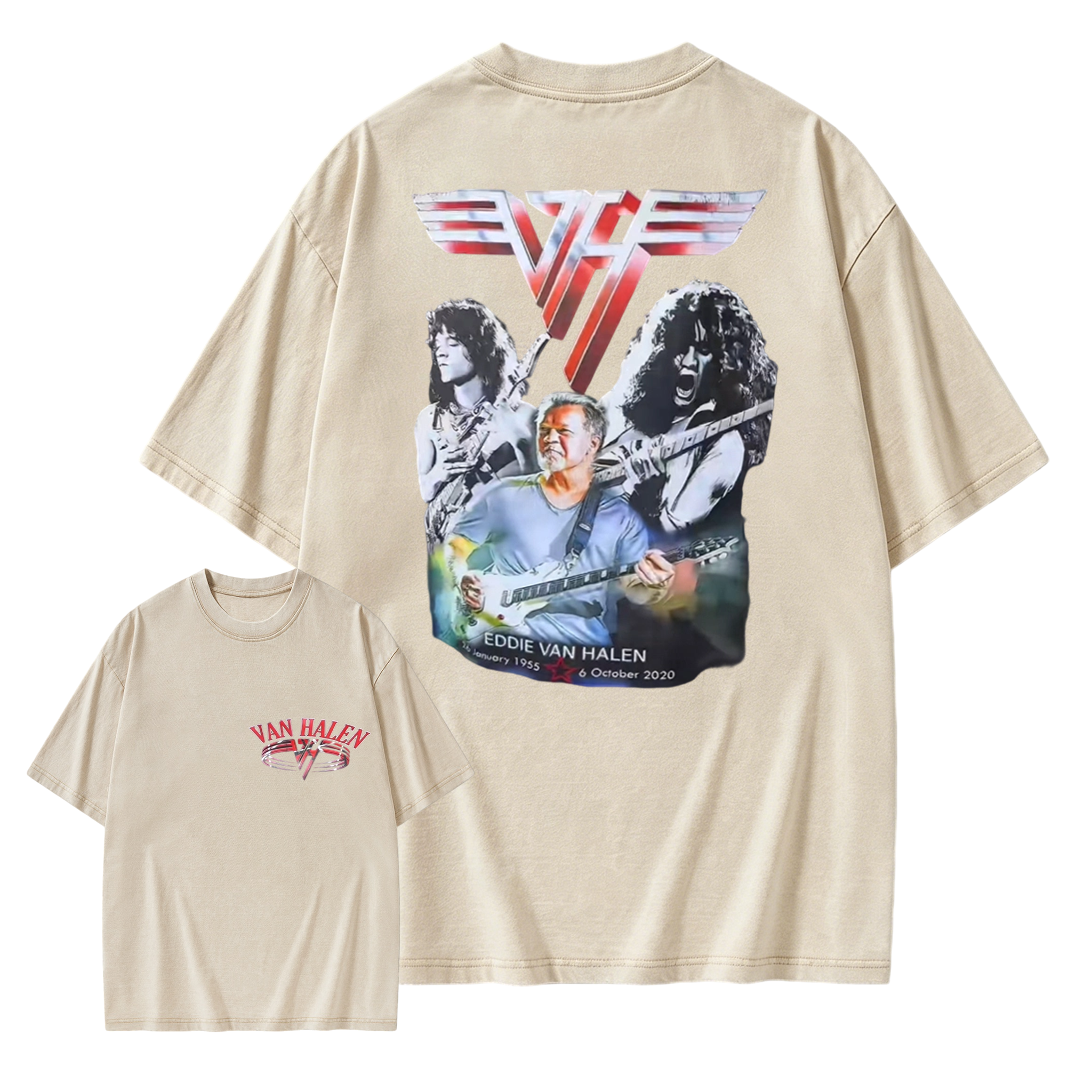 Vintage Rock Band Graphic T-Shirt