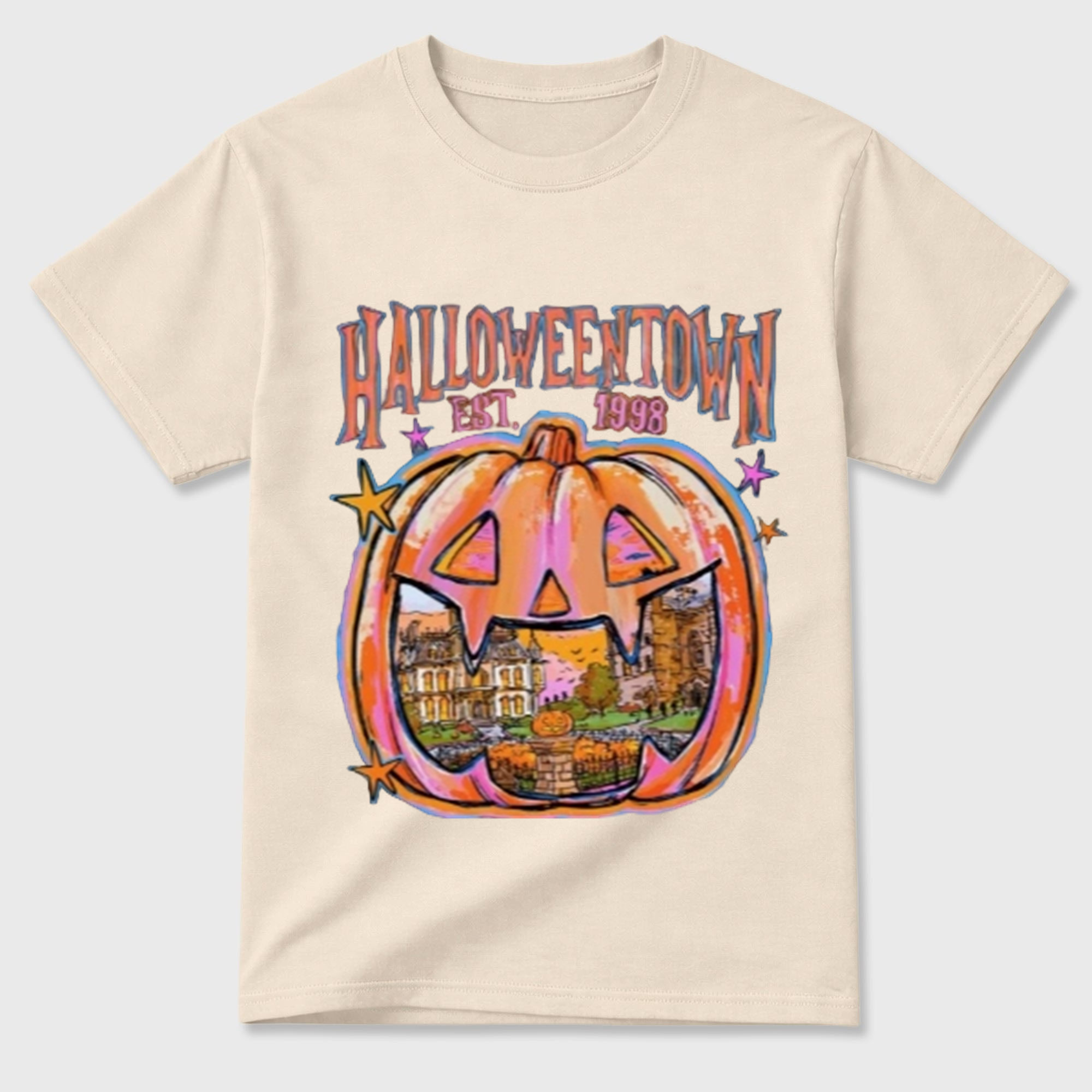Vintage Jack O Lantern Halloween Graphic Tee