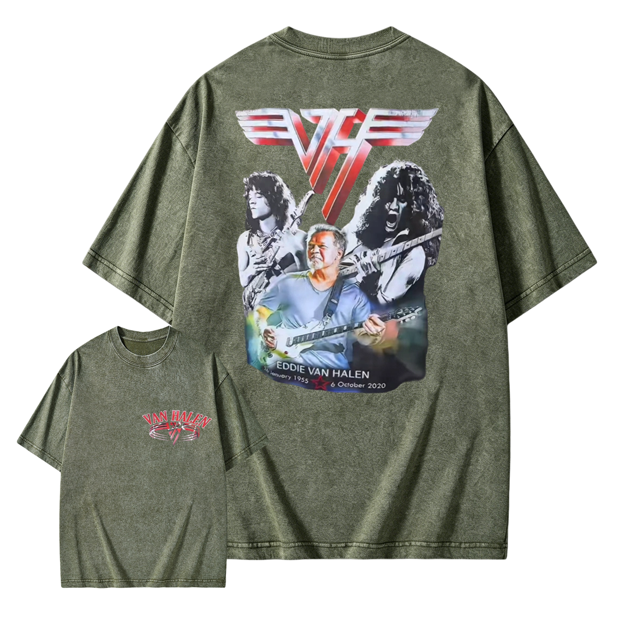 Vintage Rock Band Graphic T-Shirt