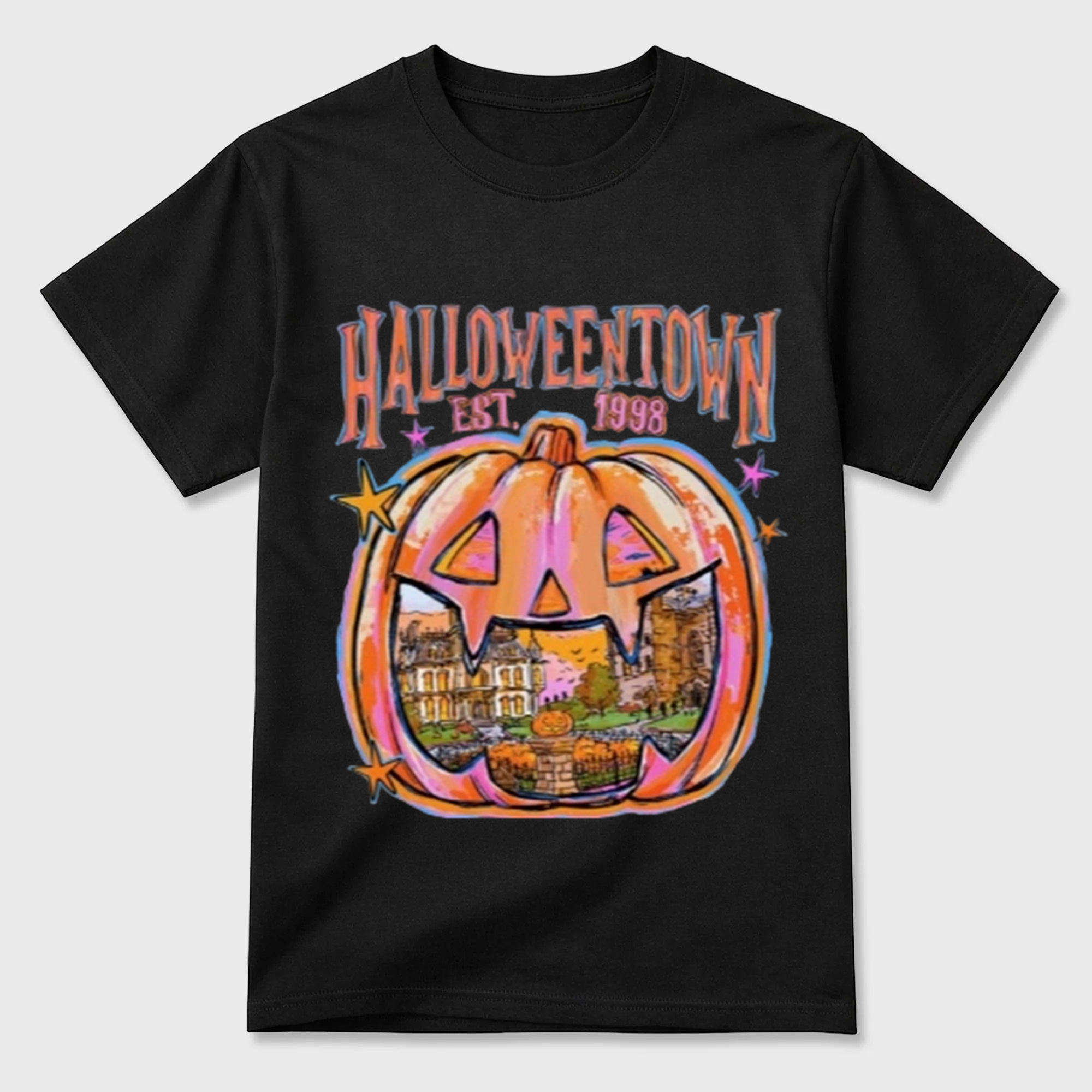 Vintage Jack O Lantern Halloween Graphic Tee