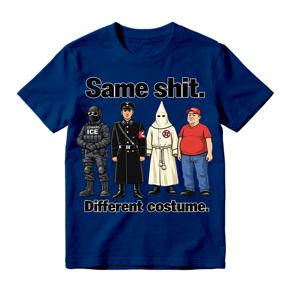 Same Shit Different Costume T-Shirt, Satire Graphic Tee