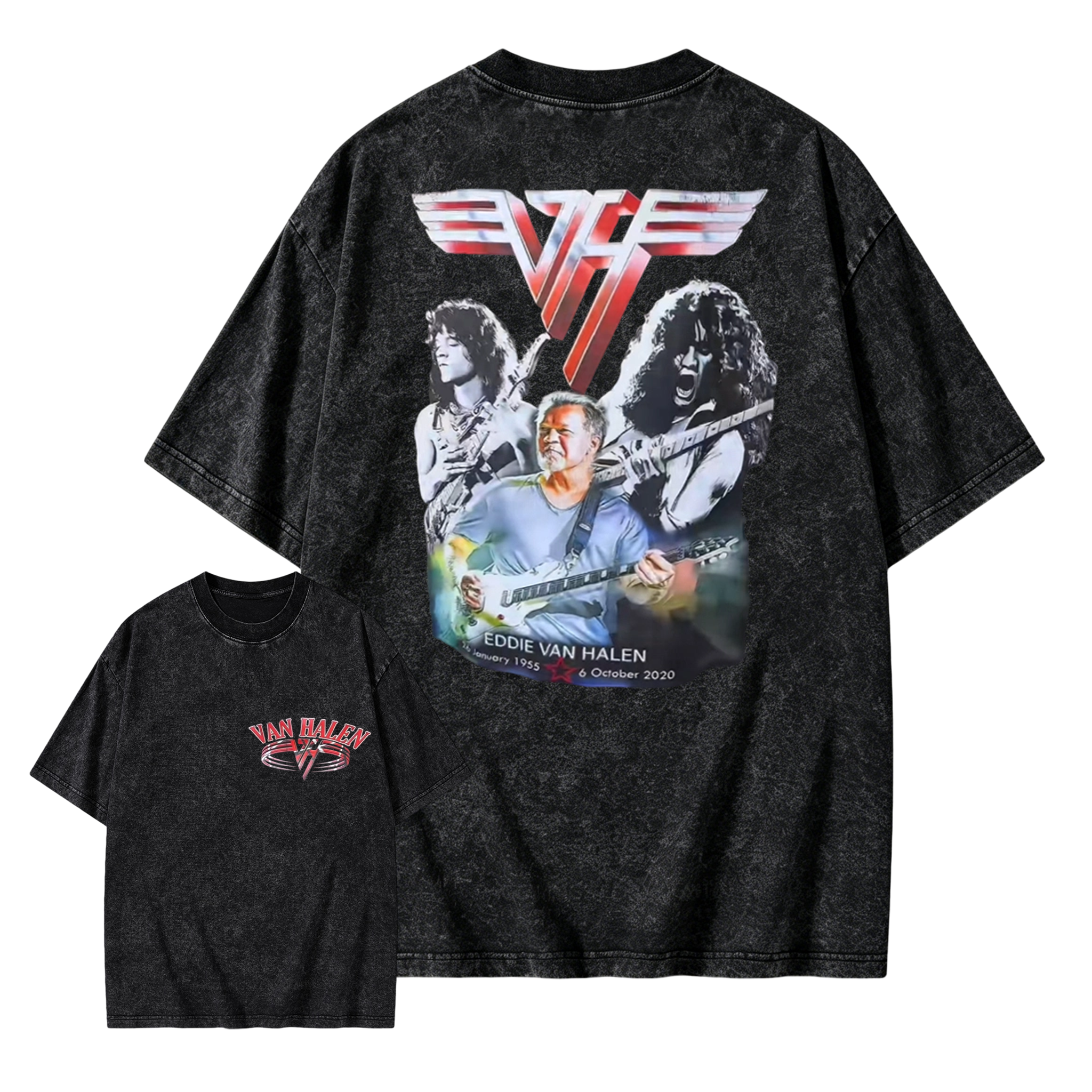 Vintage Rock Band Graphic T-Shirt