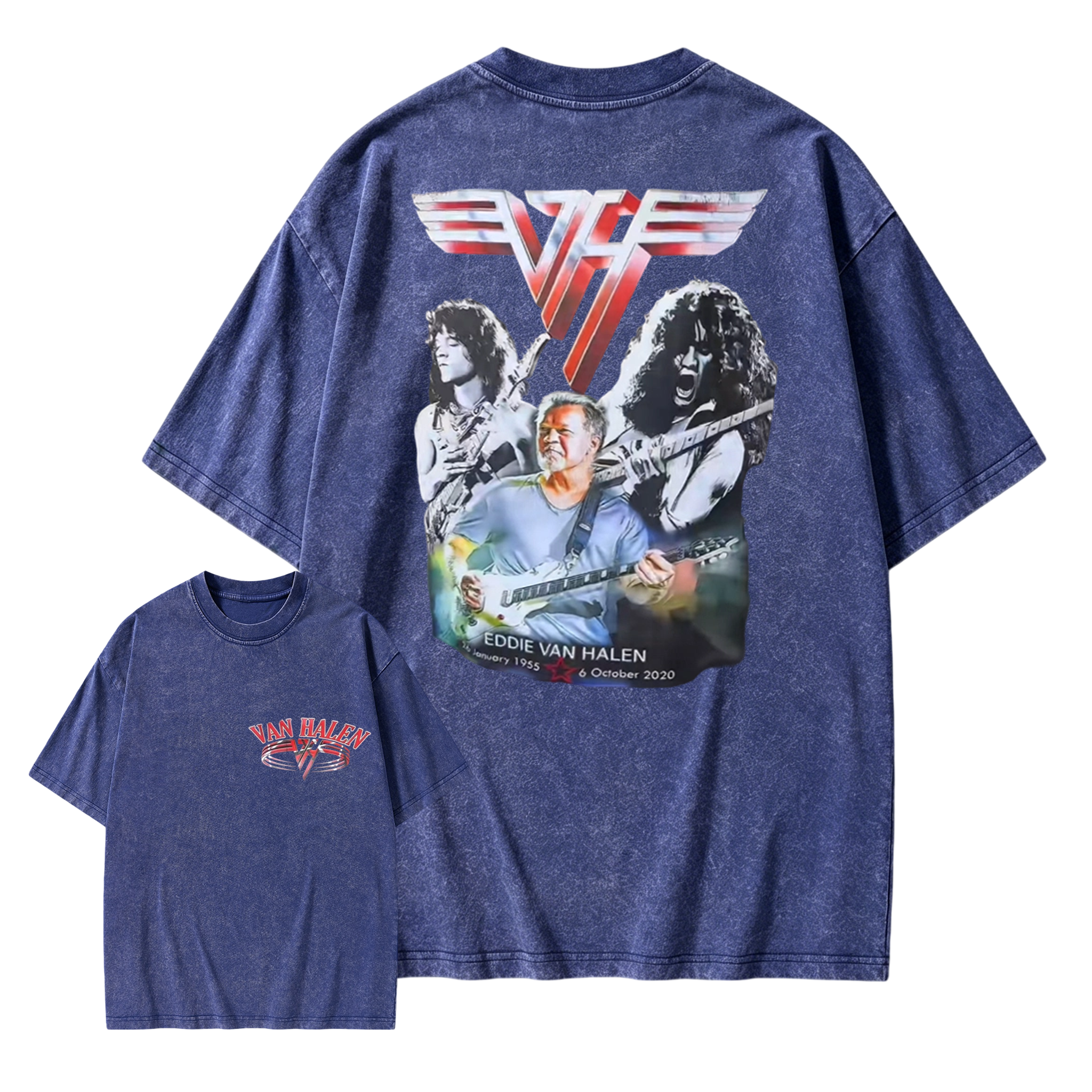 Vintage Rock Band Graphic T-Shirt