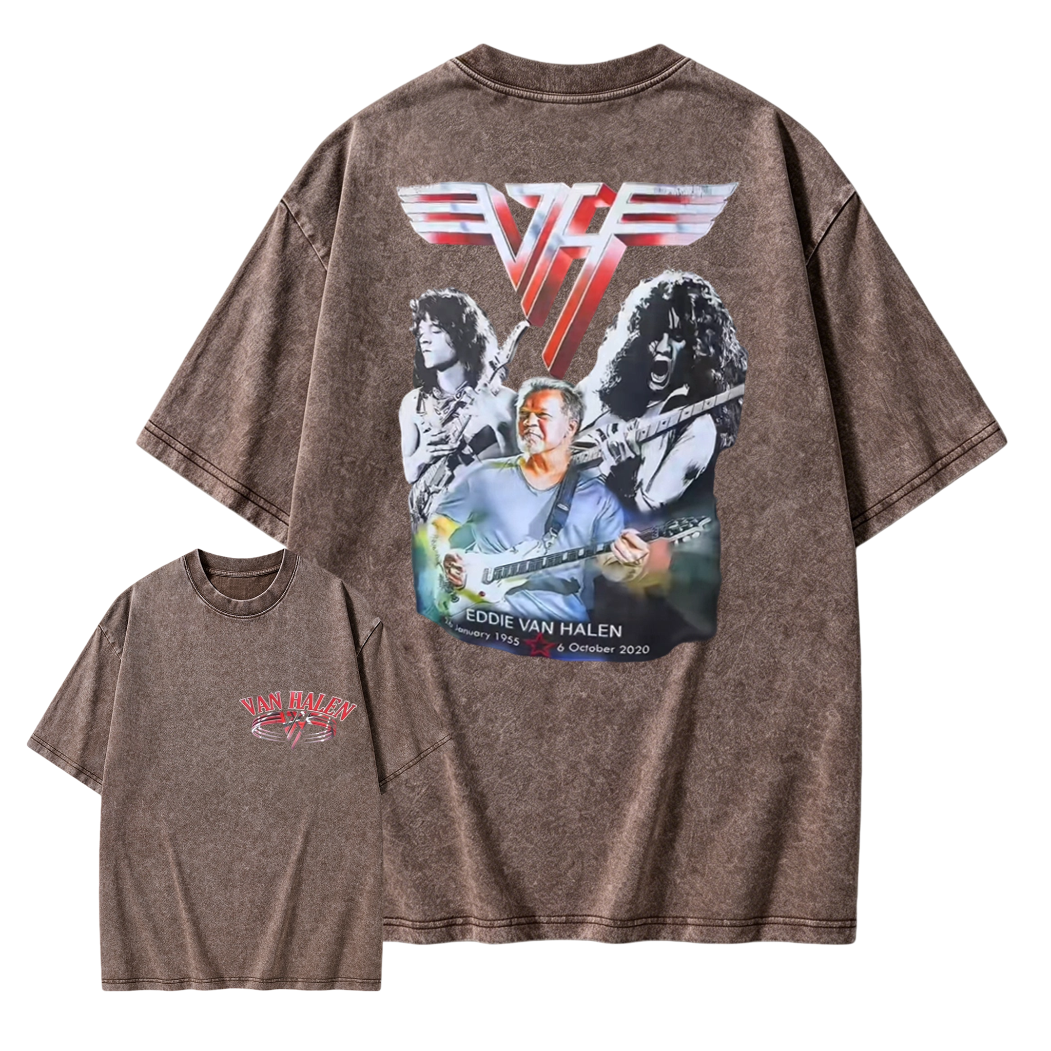Vintage Rock Band Graphic T-Shirt