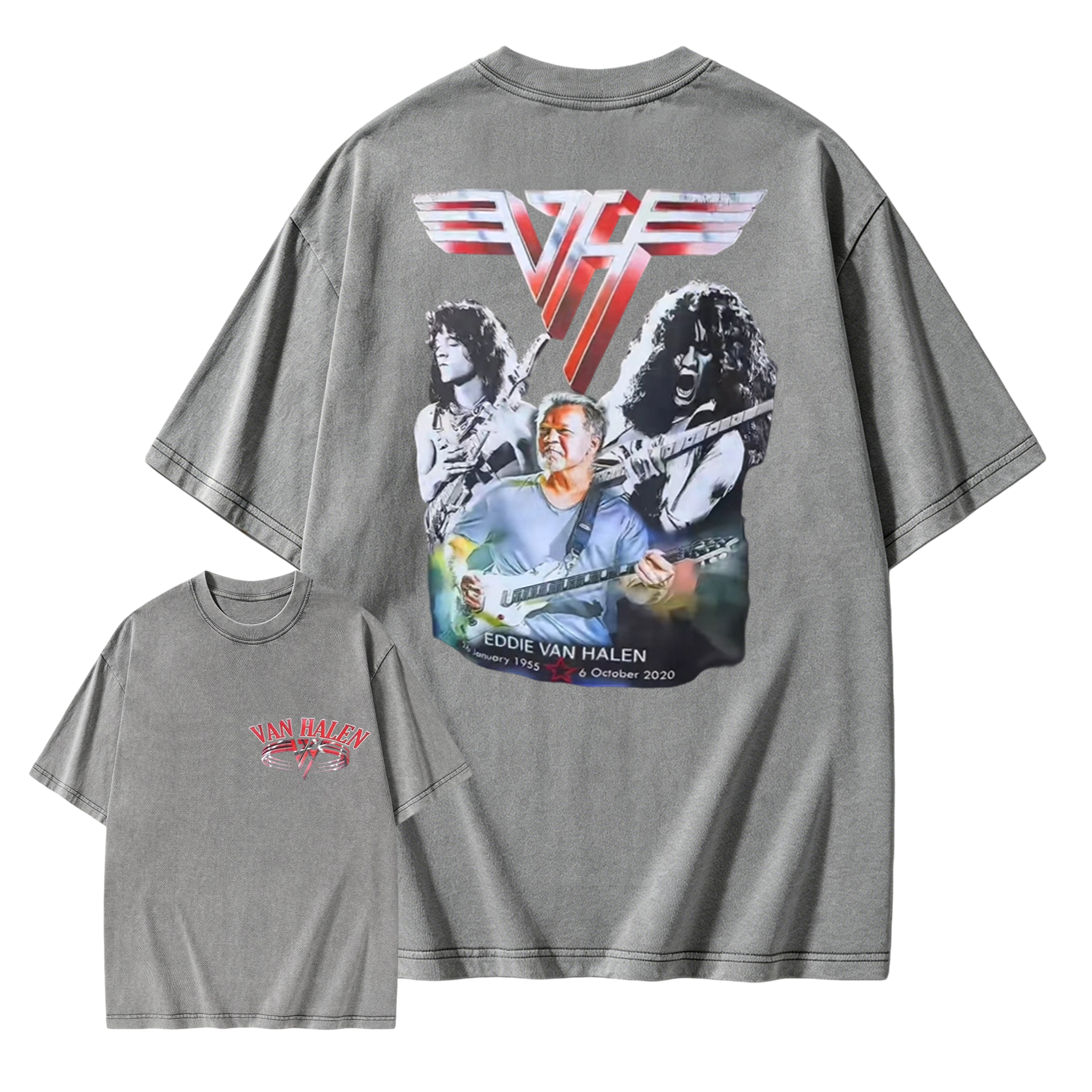 Vintage Rock Band Graphic T-Shirt