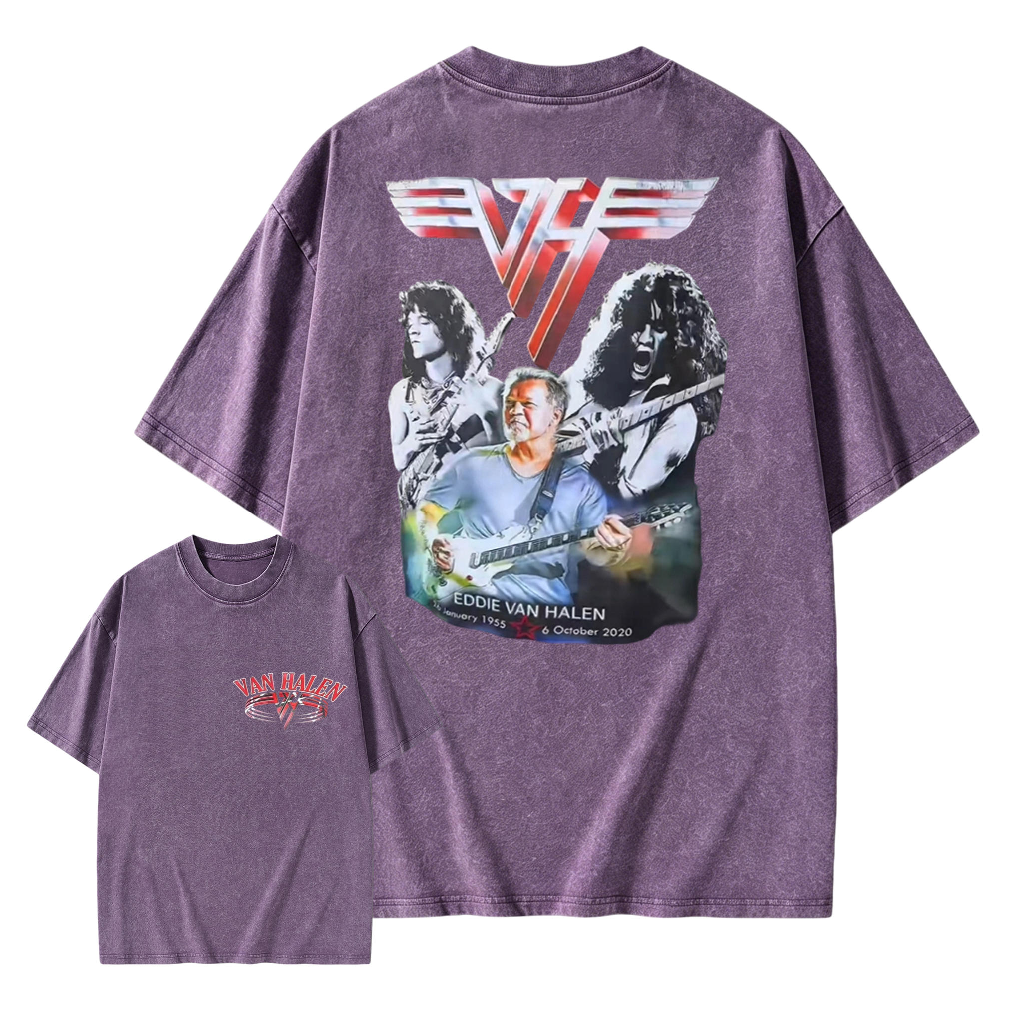 Vintage Rock Band Graphic T-Shirt