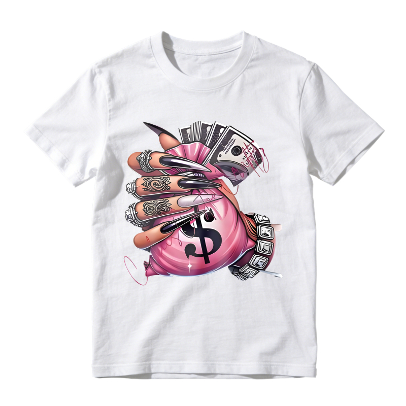 Money Bag With Dollar Sign And Cash In Hand Unisex Classic T-shirt