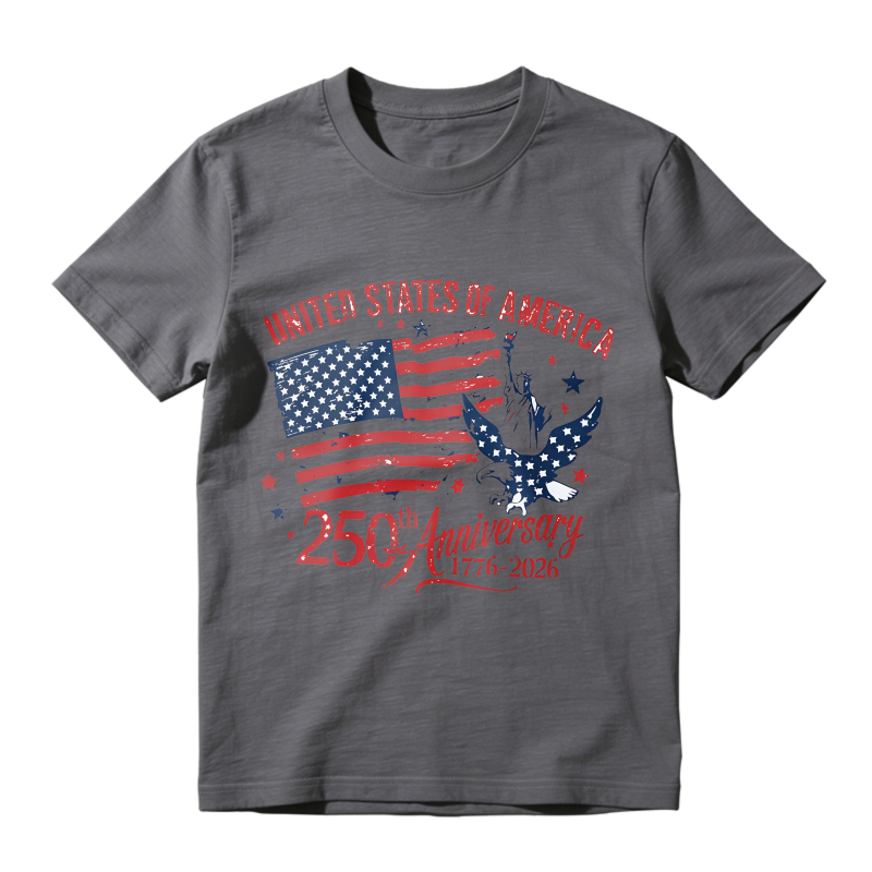 United States Of America 250th Anniversary 1776 2026 Flag And Eagle Design Unisex Classic T-shirt