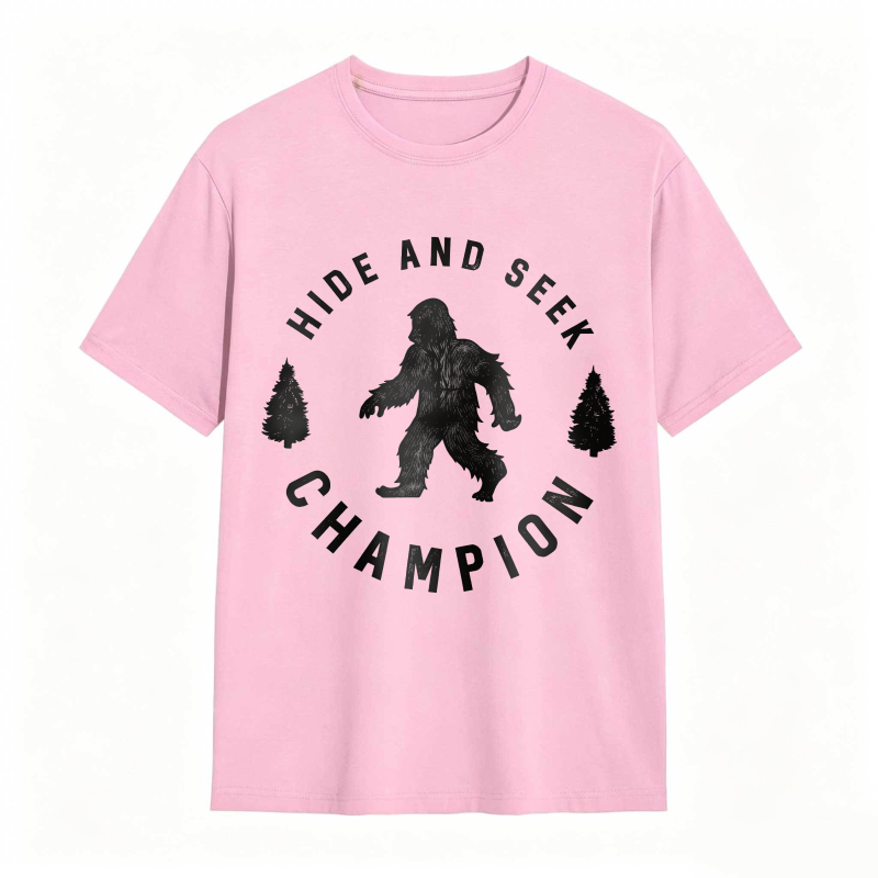 Hide And Seek Champion Bigfoot Design Unisex Classic T-shirt