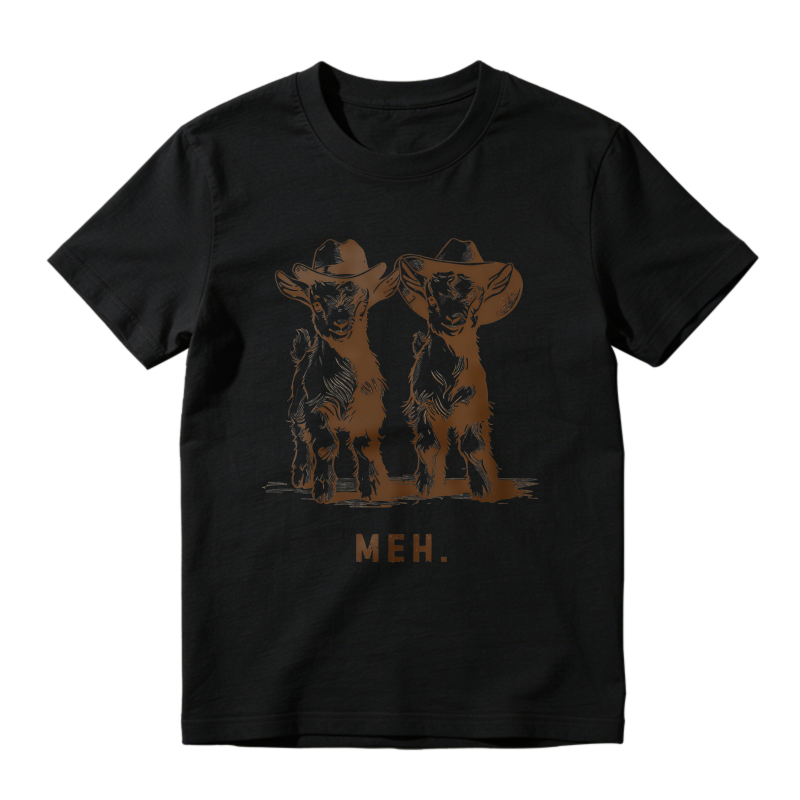 Goat With Cowboy Hat Meh Unisex Classic T-shirt