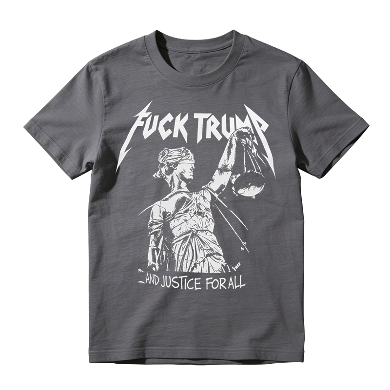 Make a bold statement with this striking protest-inspired graphic tee