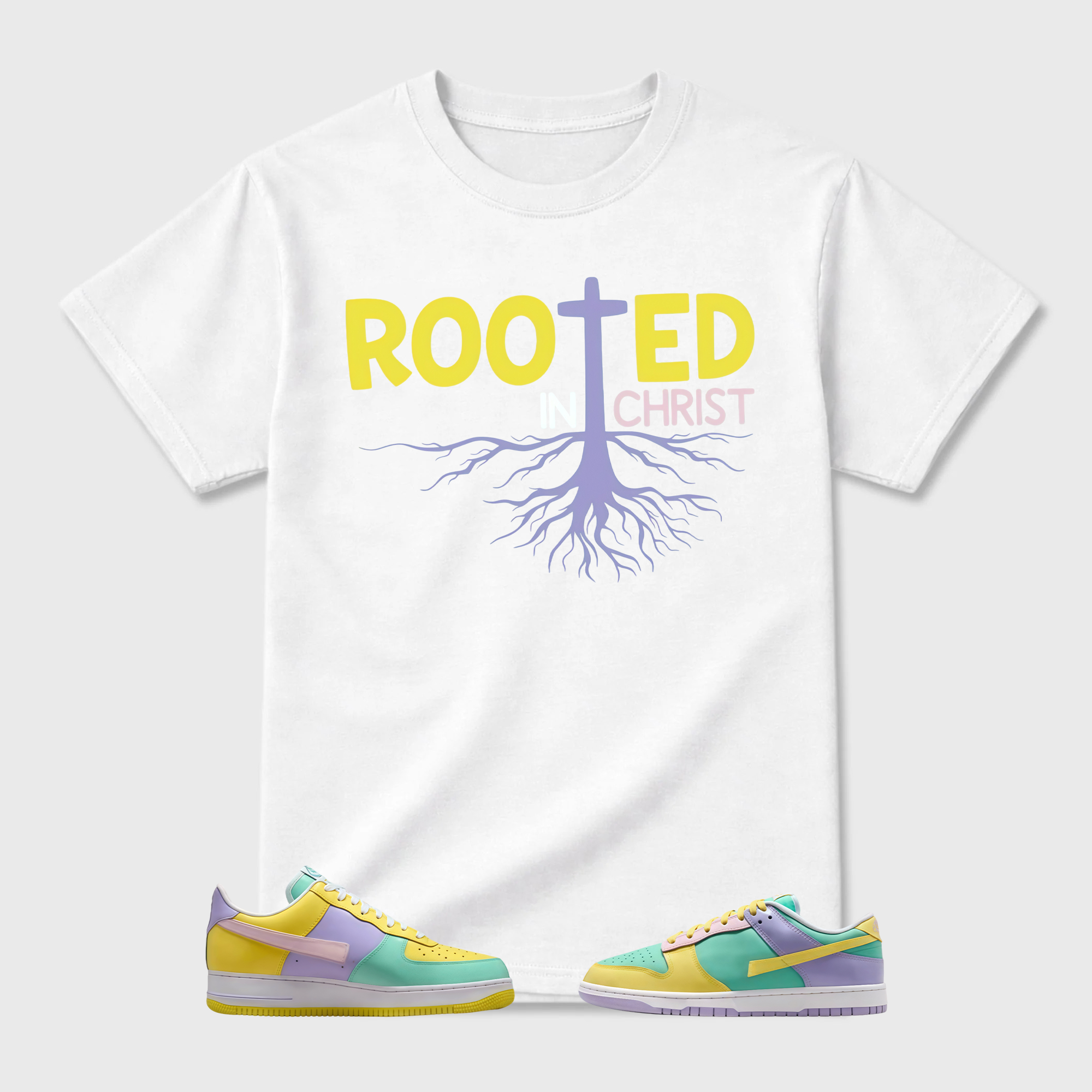 Dunk Easter Air Force 1 Emerald Rise Yellow Pulse Hydrangeas White Pink Foam 2026 Low T Shirt Match ROOTED
