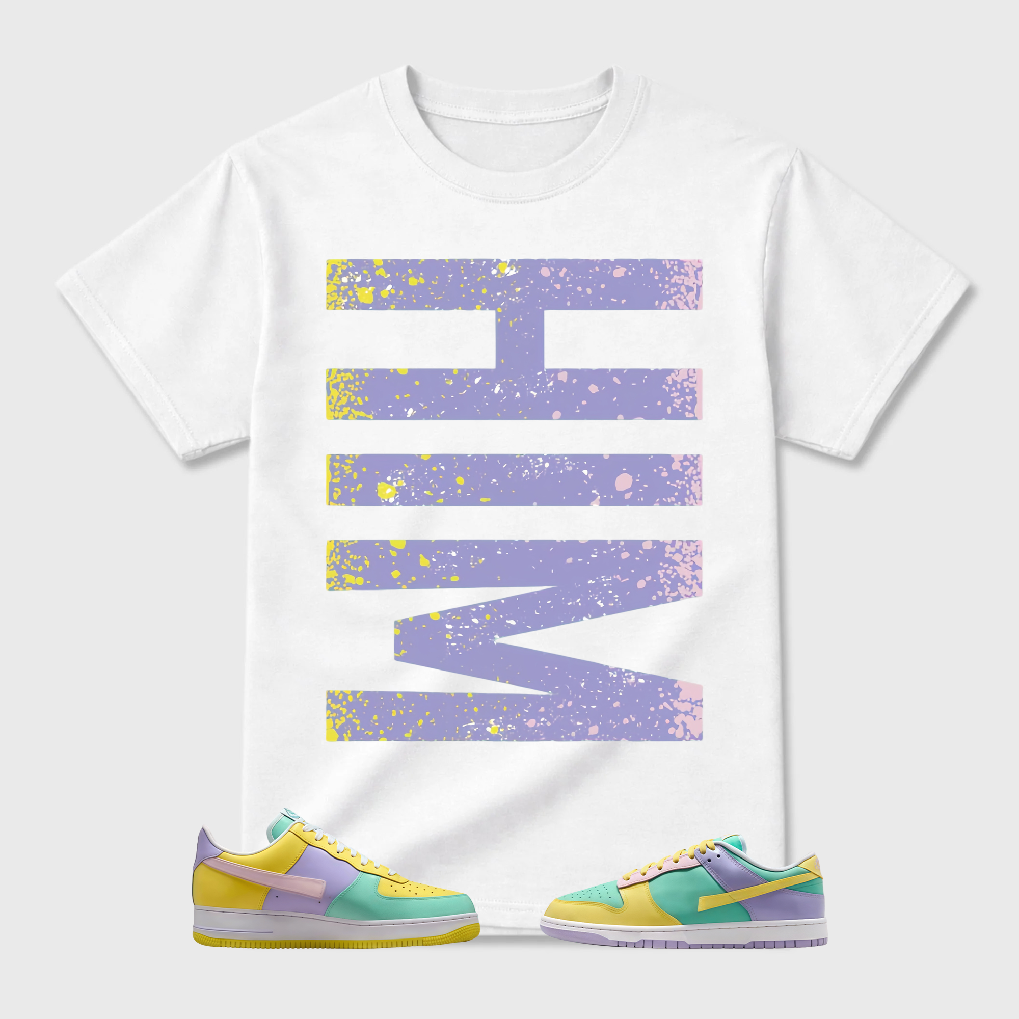 Dunk Easter Air Force 1 Emerald Rise Yellow Pulse Hydrangeas White Pink Foam 2026 Low T Shirt Match HIM VERT