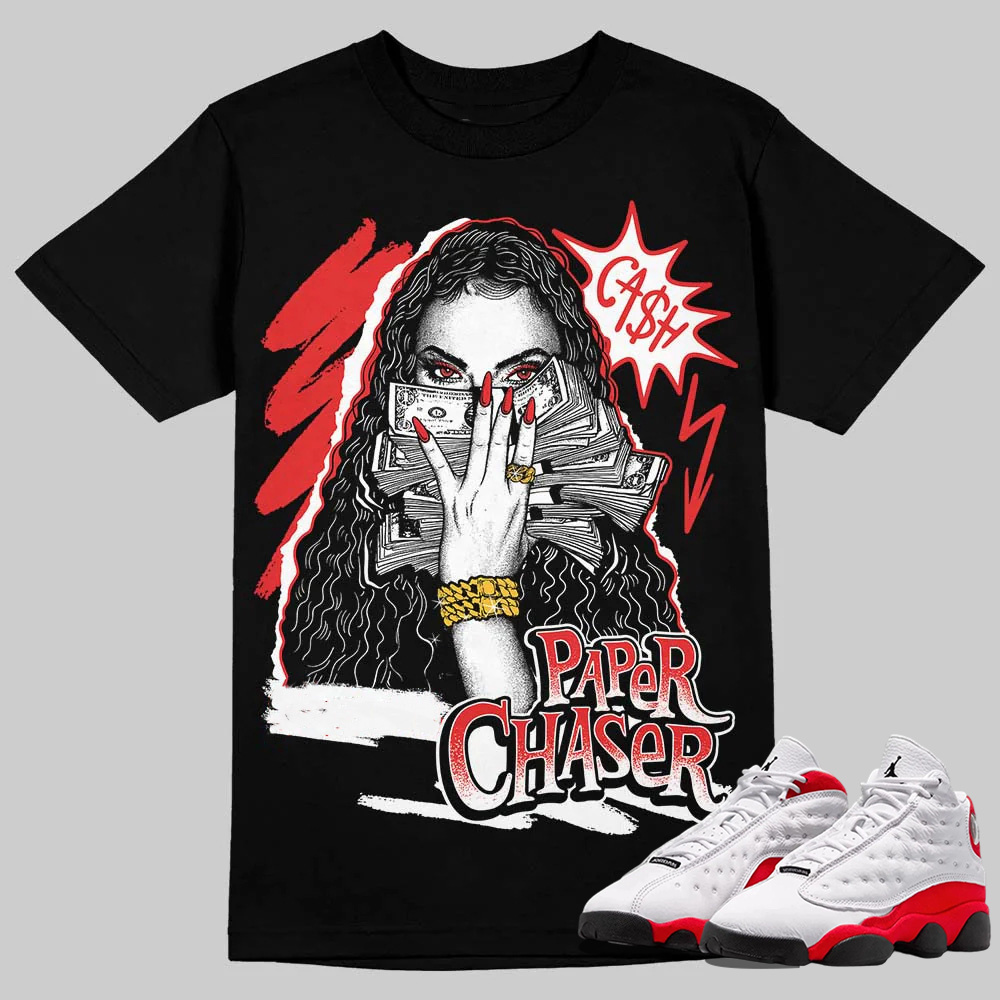 AJ 13 Chicago True Red Cherry T-Shirt NPC Graphic