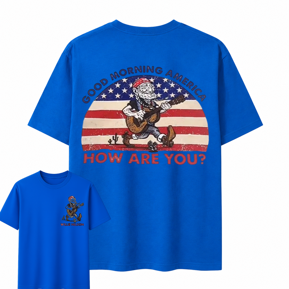 Country Music Patriotic Graphic T-Shirt