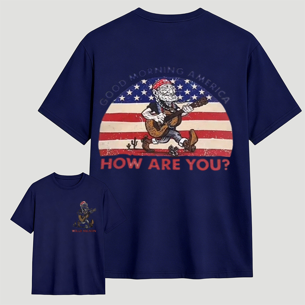 Country Music Patriotic Graphic T-Shirt