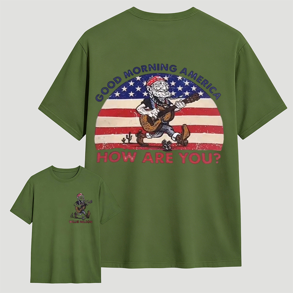 Country Music Patriotic Graphic T-Shirt
