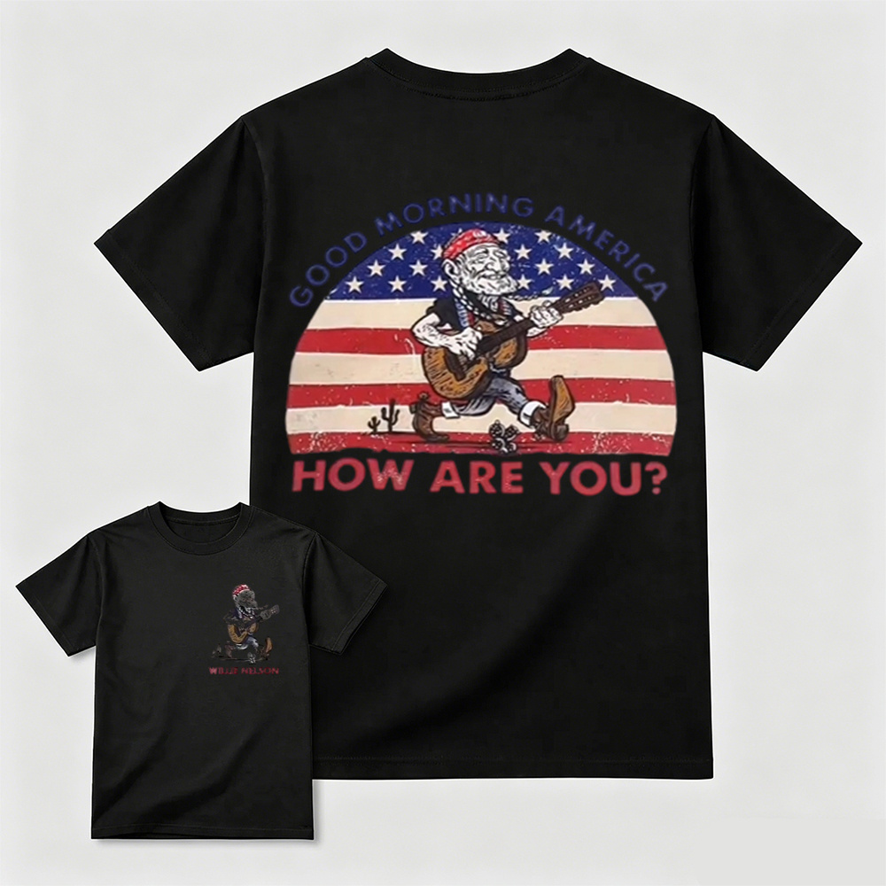 Country Music Patriotic Graphic T-Shirt