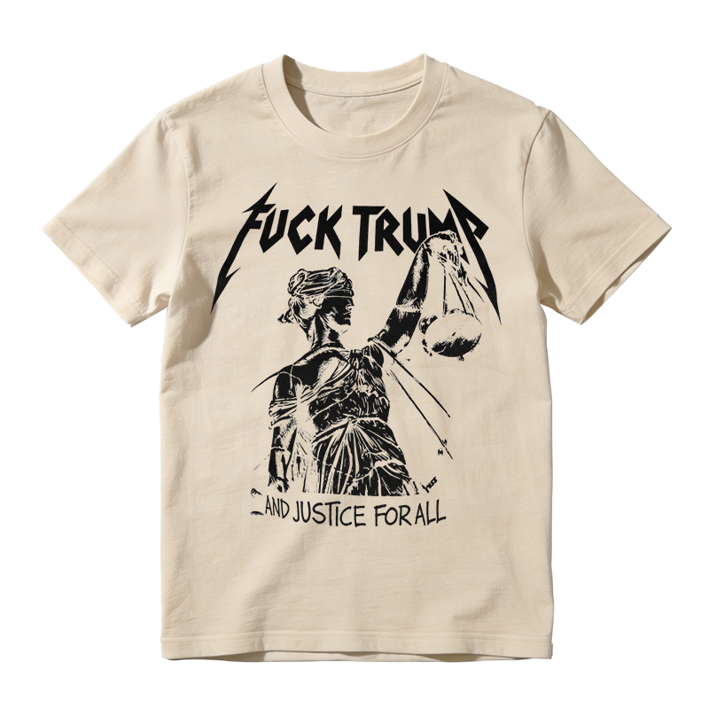 Make a bold statement with this striking protest-inspired graphic tee