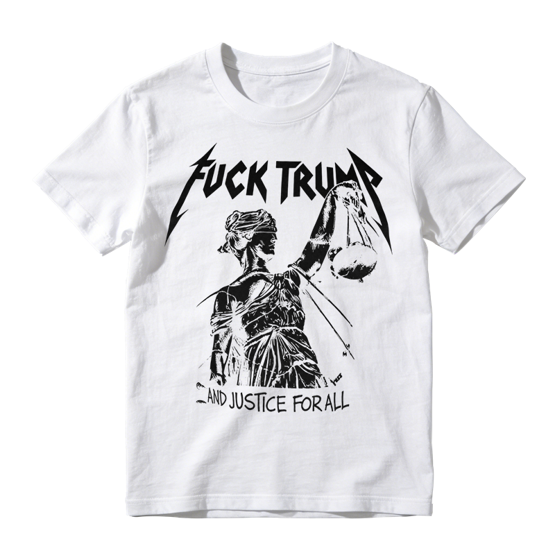 Make a bold statement with this striking protest-inspired graphic tee