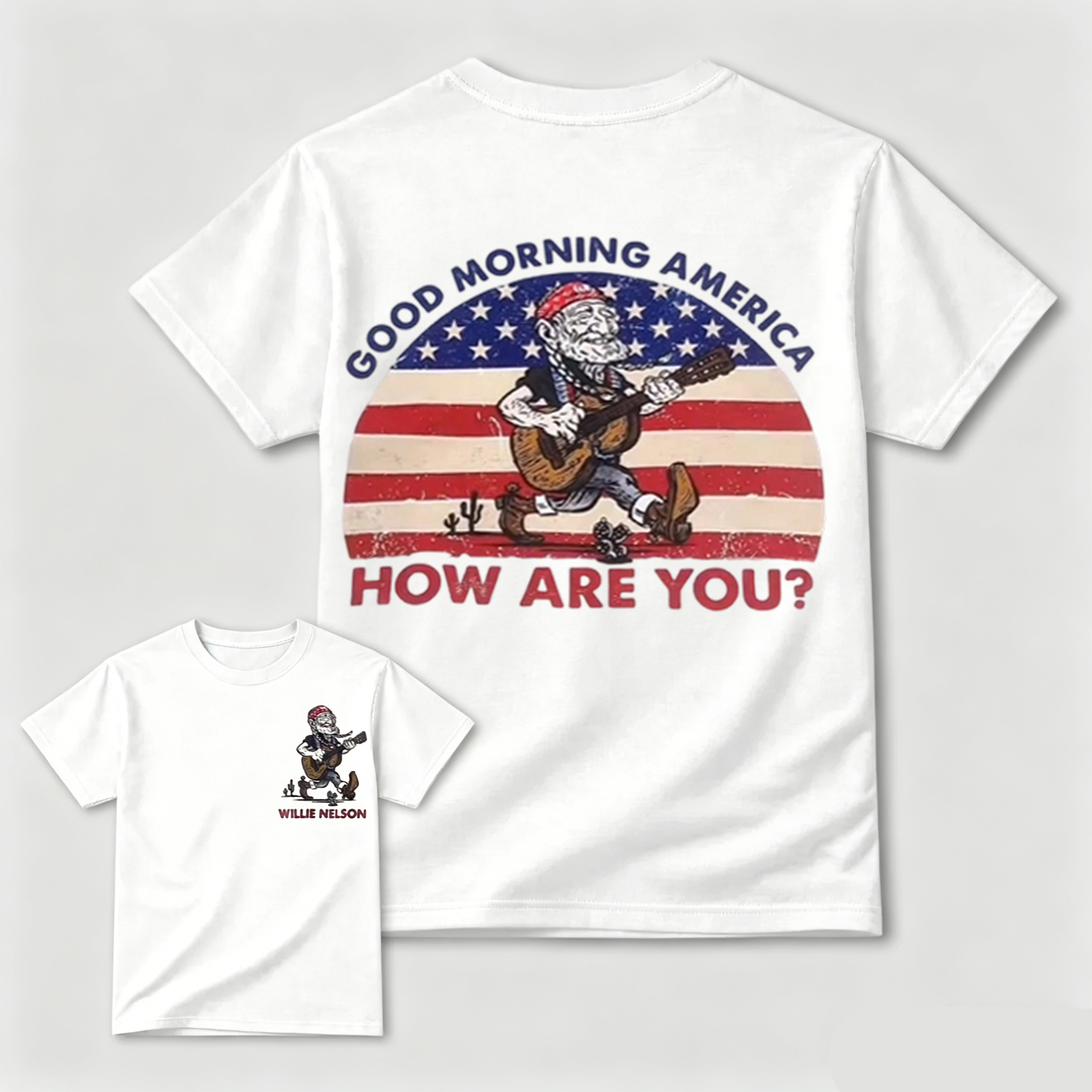 Country Music Patriotic Graphic T-Shirt
