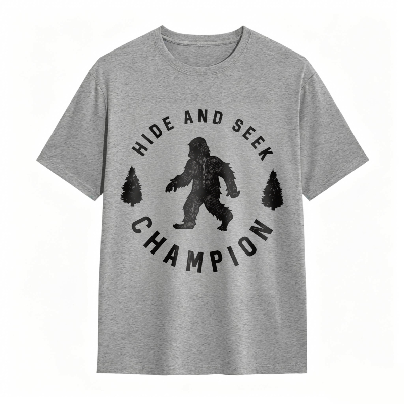 Hide And Seek Champion Bigfoot Design Unisex Classic T-shirt