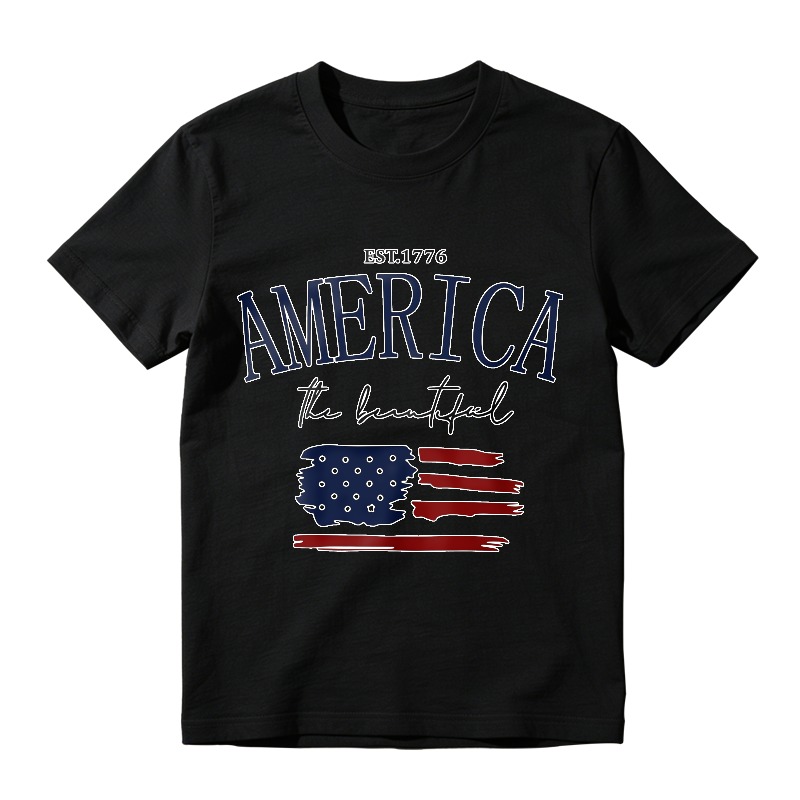 America The Beautiful Flag Design Unisex Classic T-shirt