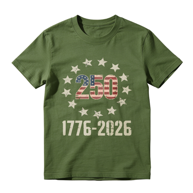 250th Anniversary 1776 2026 Stars Unisex Classic T-shirt