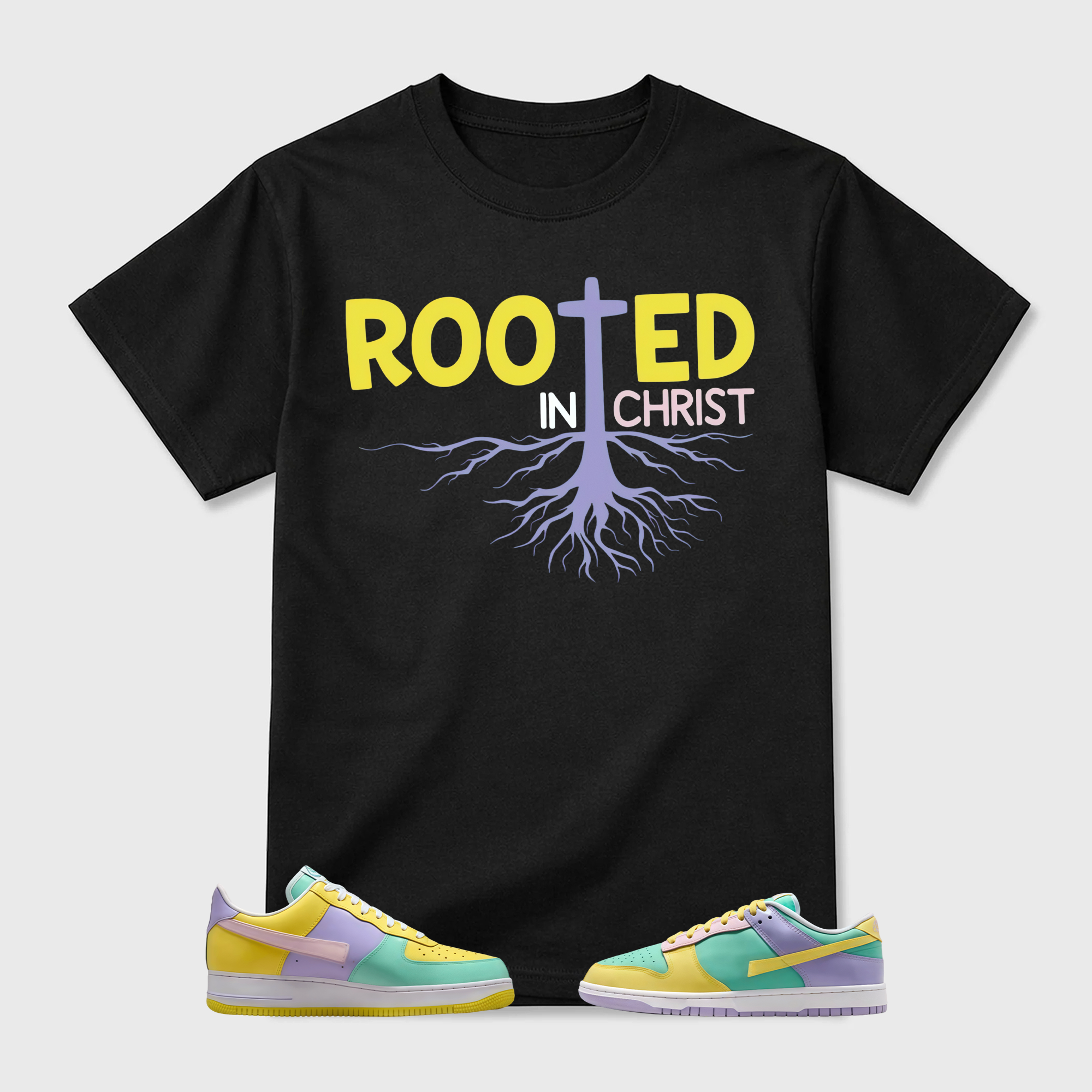 Dunk Easter Air Force 1 Emerald Rise Yellow Pulse Hydrangeas White Pink Foam 2026 Low T Shirt Match ROOTED