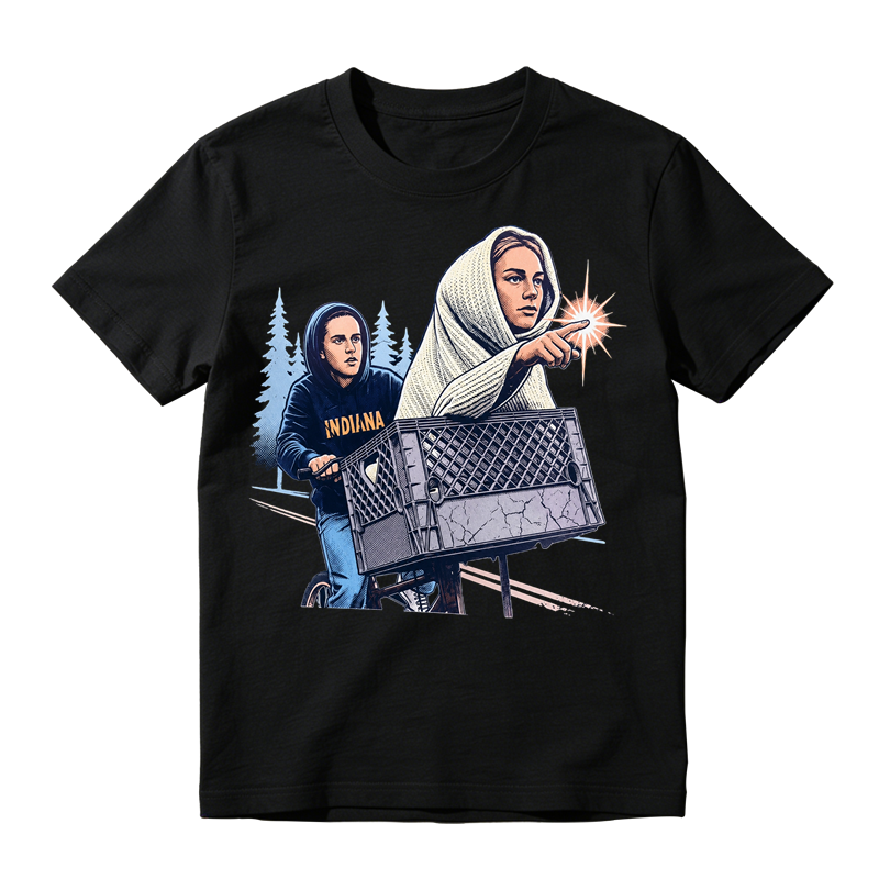 Retro Supernatural Adventure Graphic T-Shirt